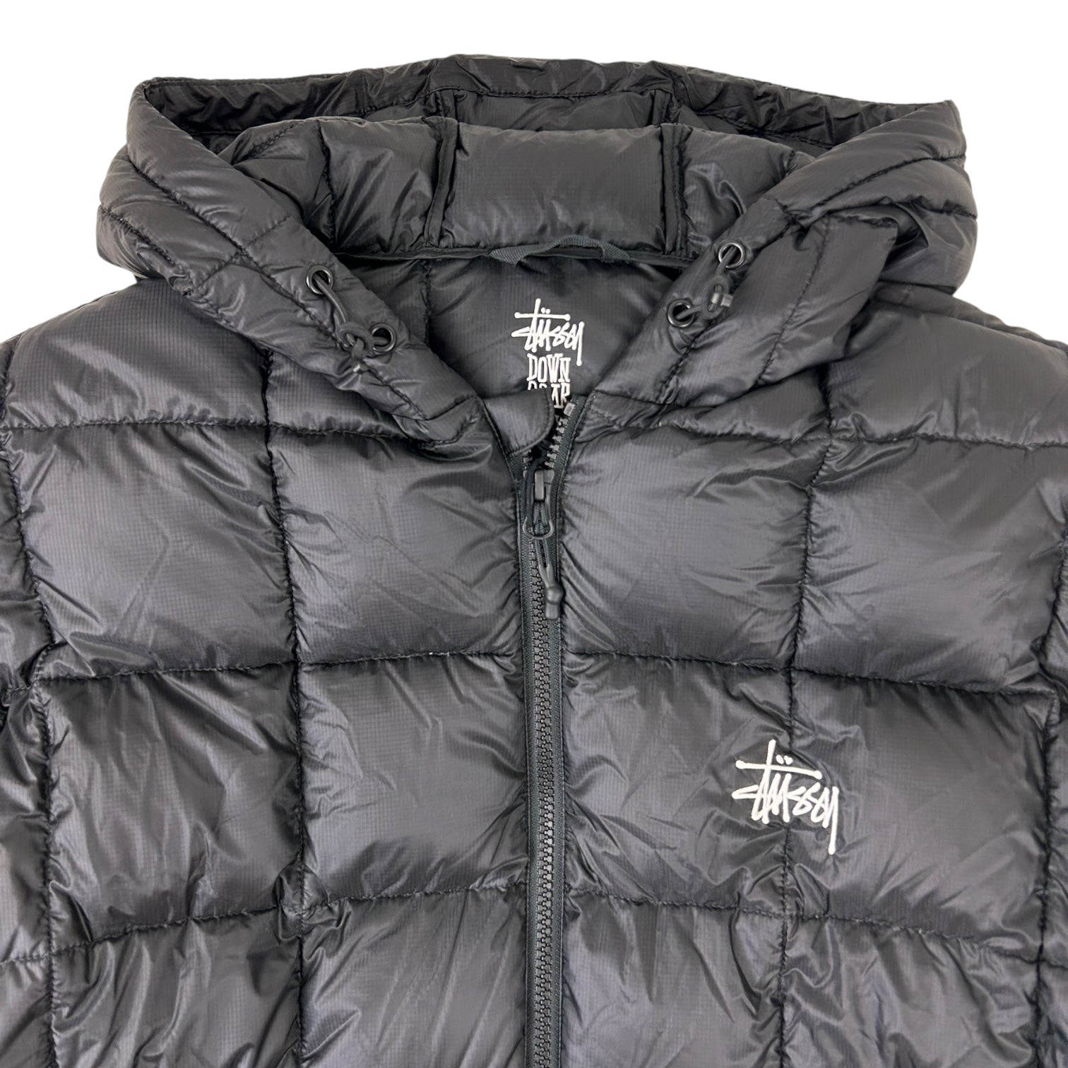 Stussy Midweight Hooded Puffer Jacket Black