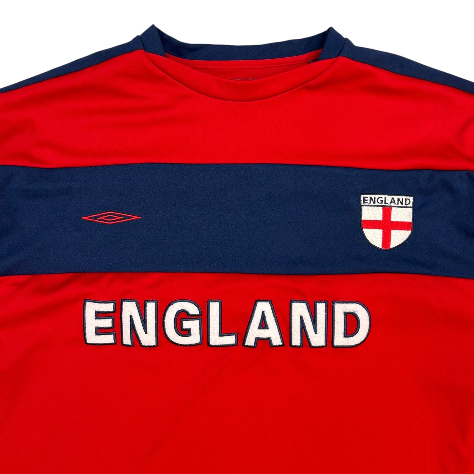 Vintage Umbro England National Team Jersey Red/Blue