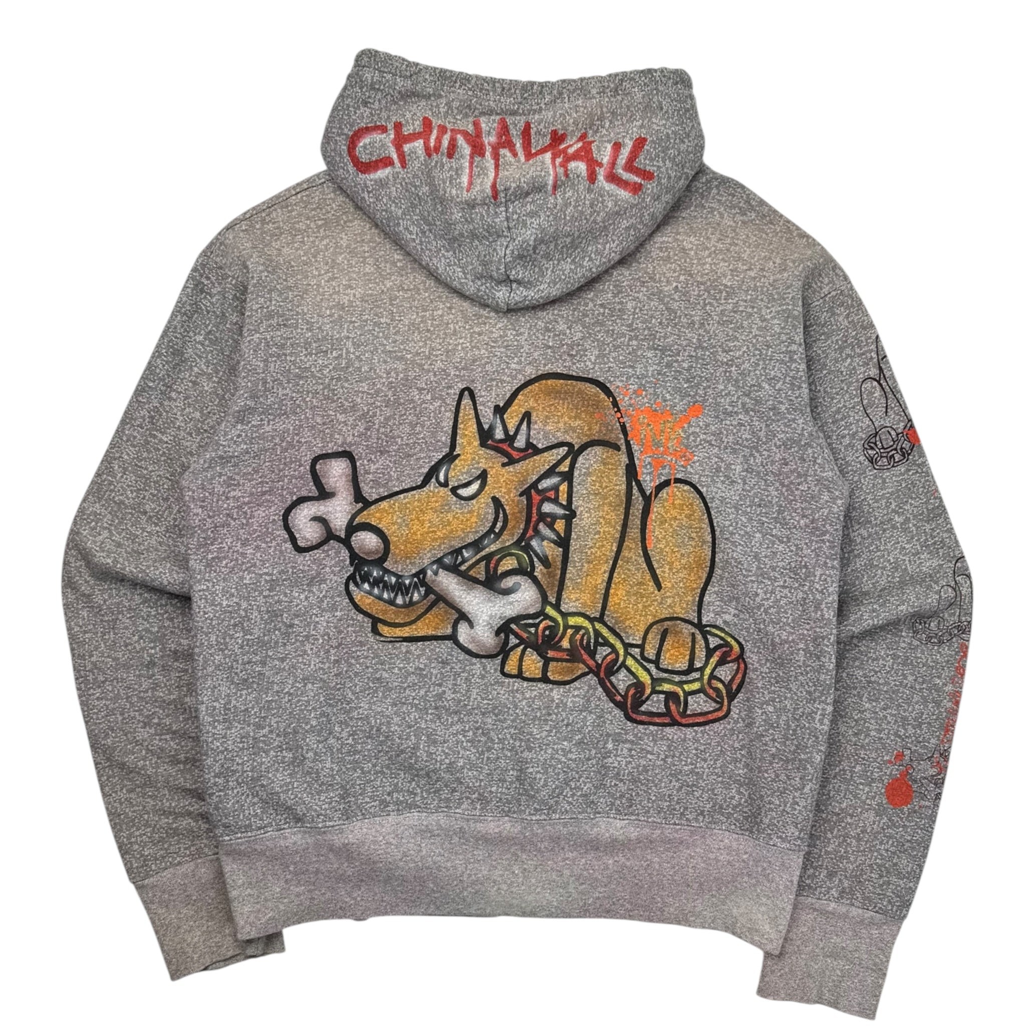 Y2K The Great China Wall ‘Puppy’ Zip Hoodie