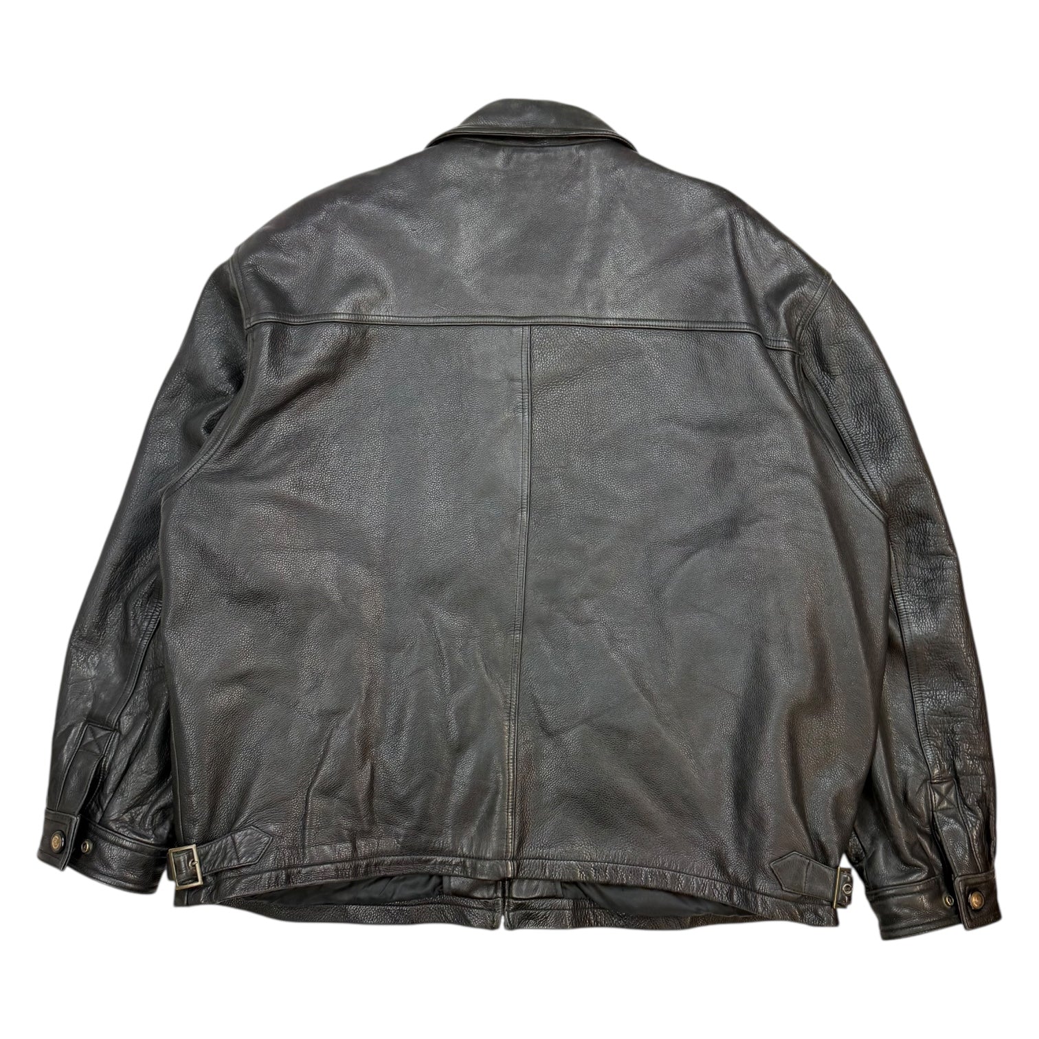 Vintage Timberbay Leather Jacket Black