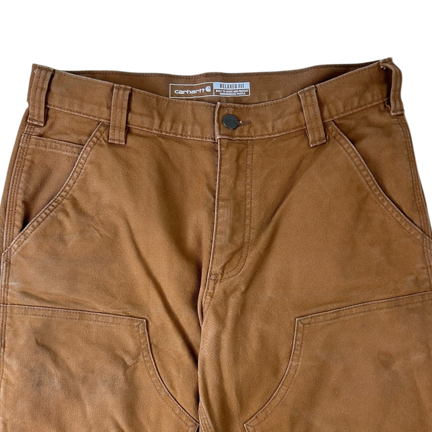 Vintage Carhartt Relaxed Fit Double Knee Workwear Pant Tan