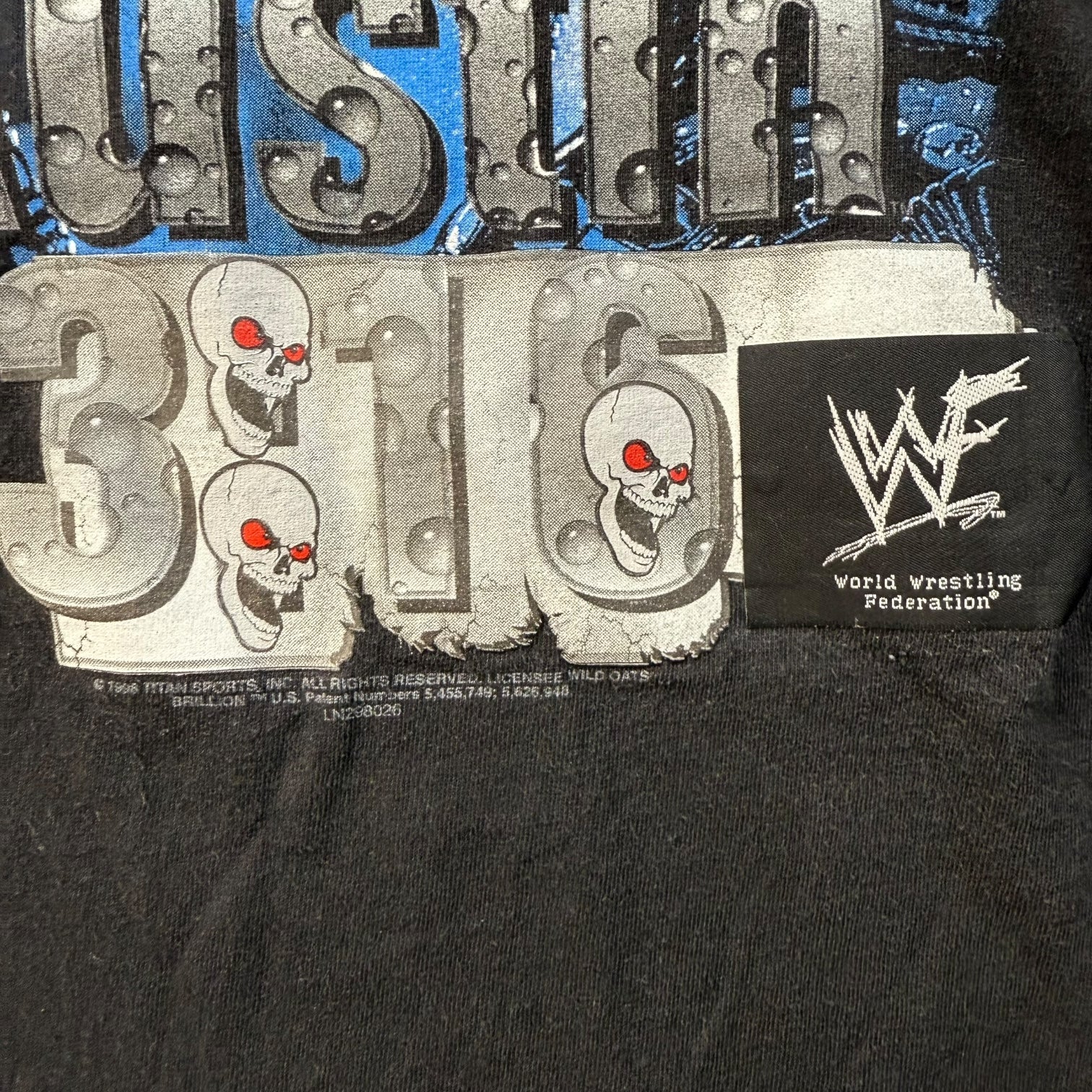 1998 WWF Stone Cold Steve Austin Tee Black