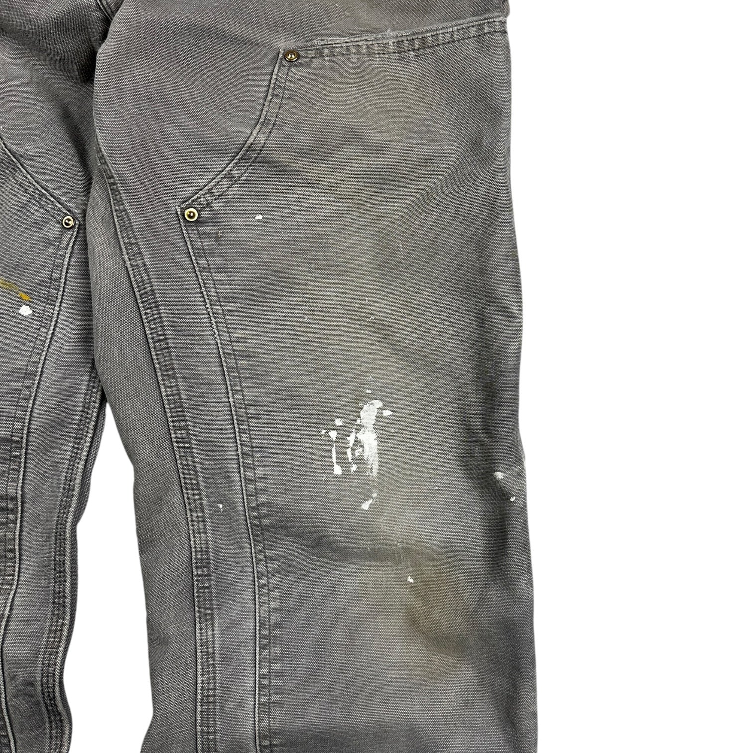 Vintage Carhartt Double Knee Cargos Light Grey