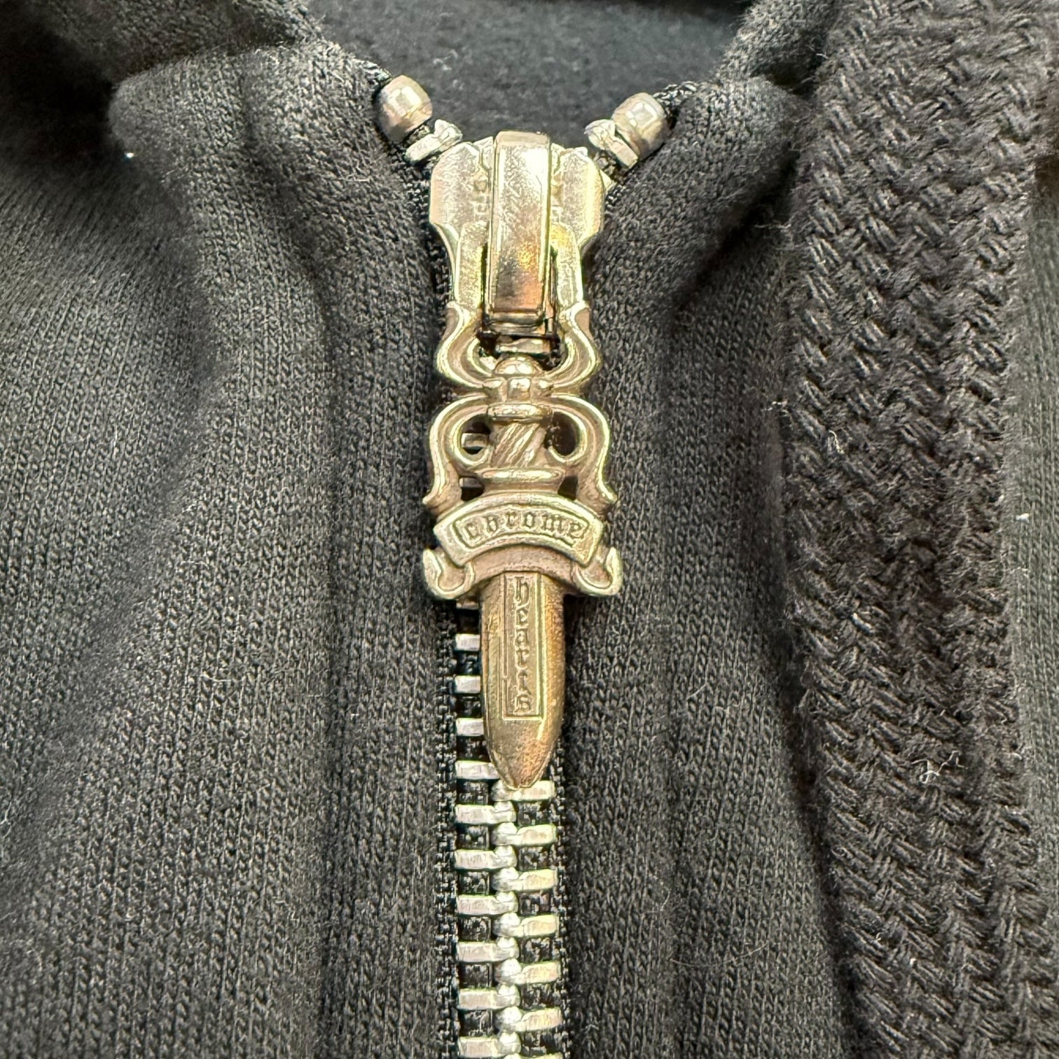 Chrome Hearts Las Vegas Exclusive Zip Up Sweater Black