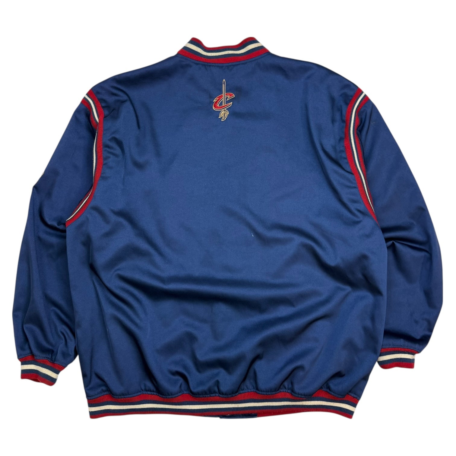 Vintage Cleveland Cavaliers Satin Bomber Jacket Blue