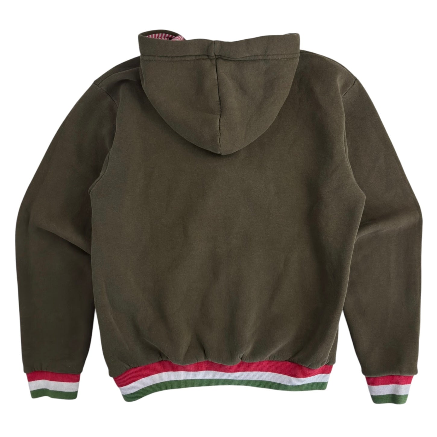 (W) Abercrombie And Fitch Zip Up Hoodie Green