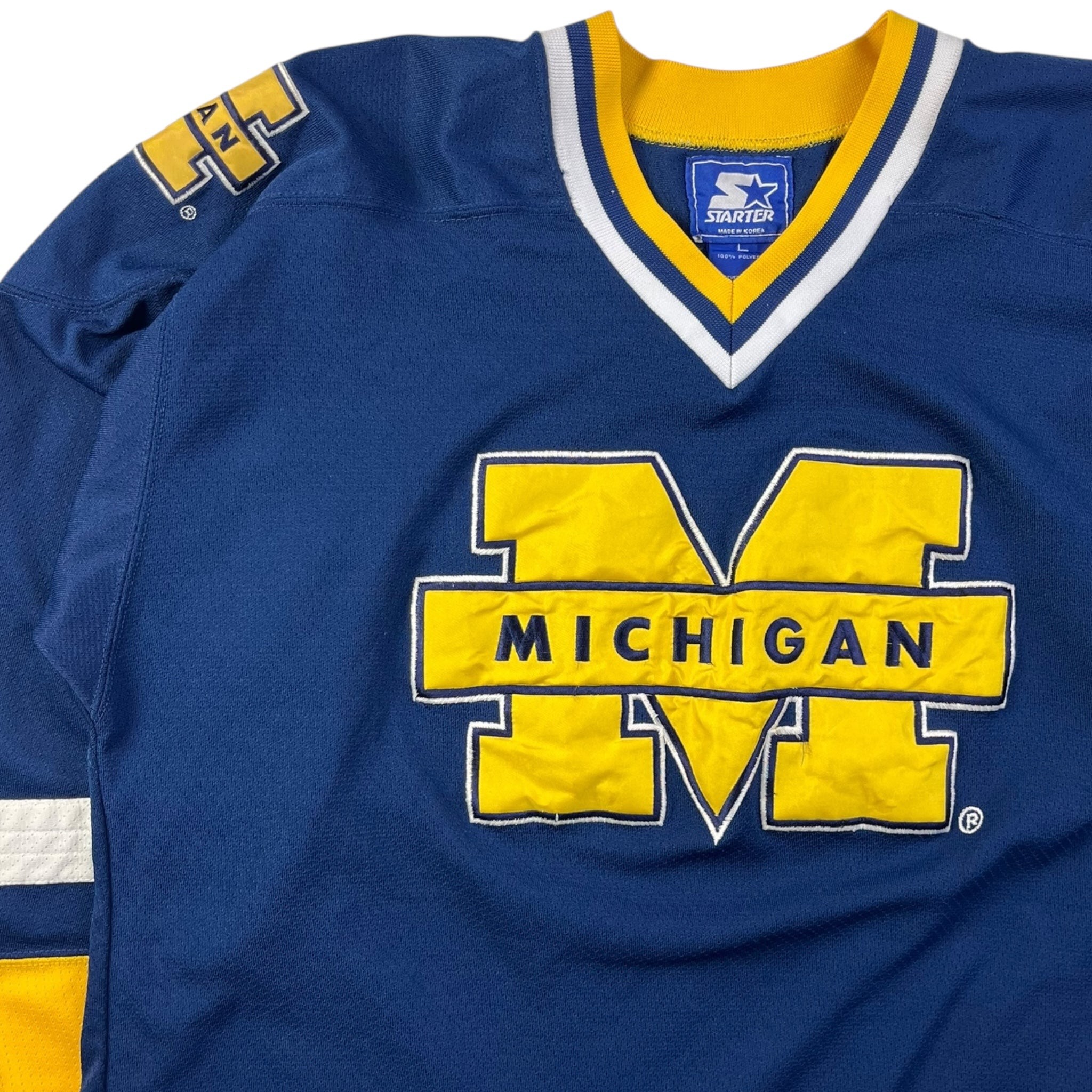 Vintage University of Michigan Starter Hockey Jersey