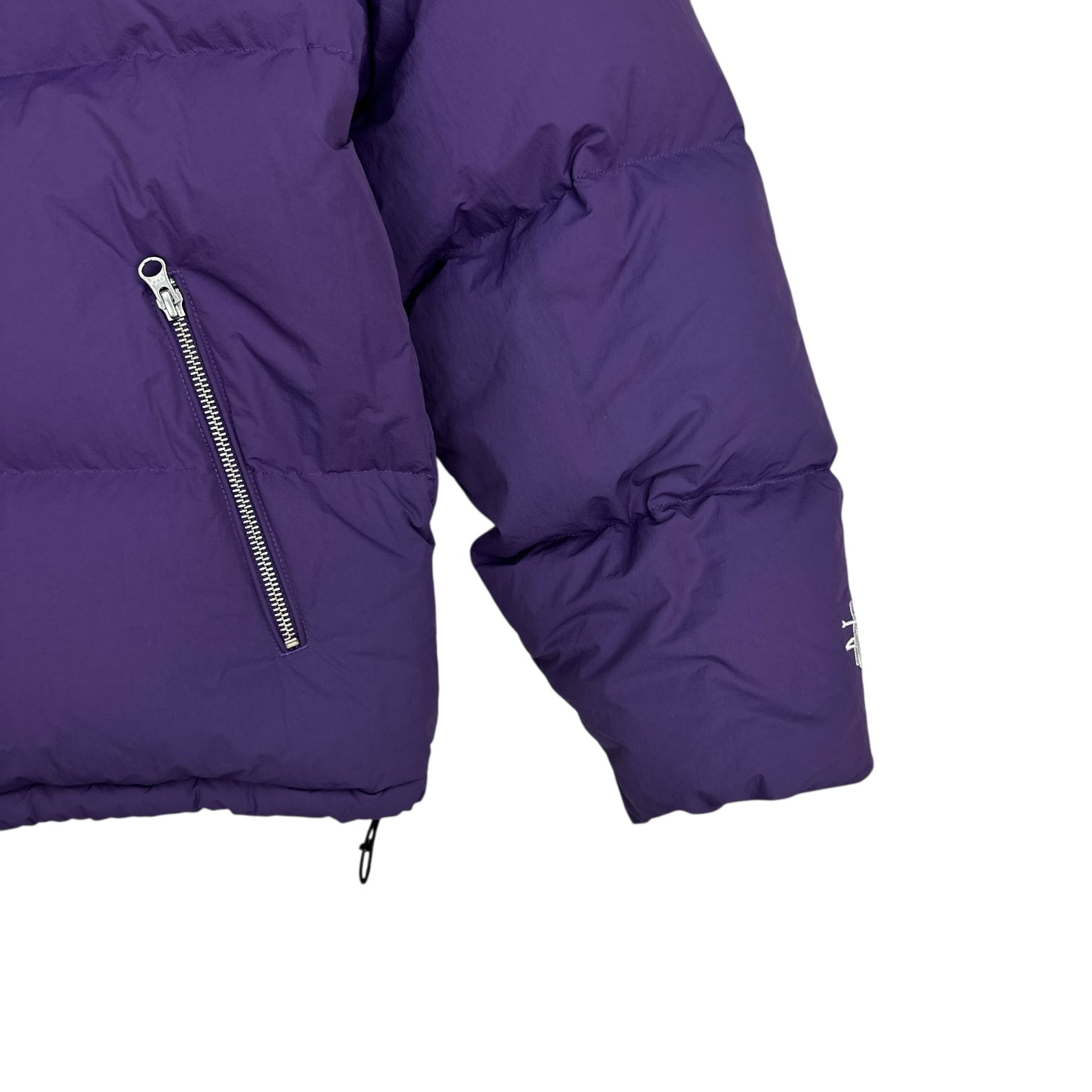 Stussy Nylon Down Puffer Jacket Purple