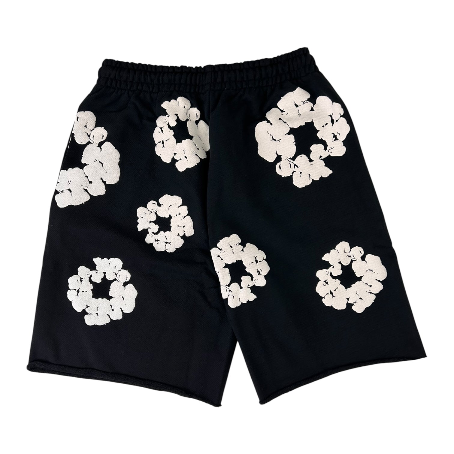 Denim Tears The Cotton Wreath Shorts Black