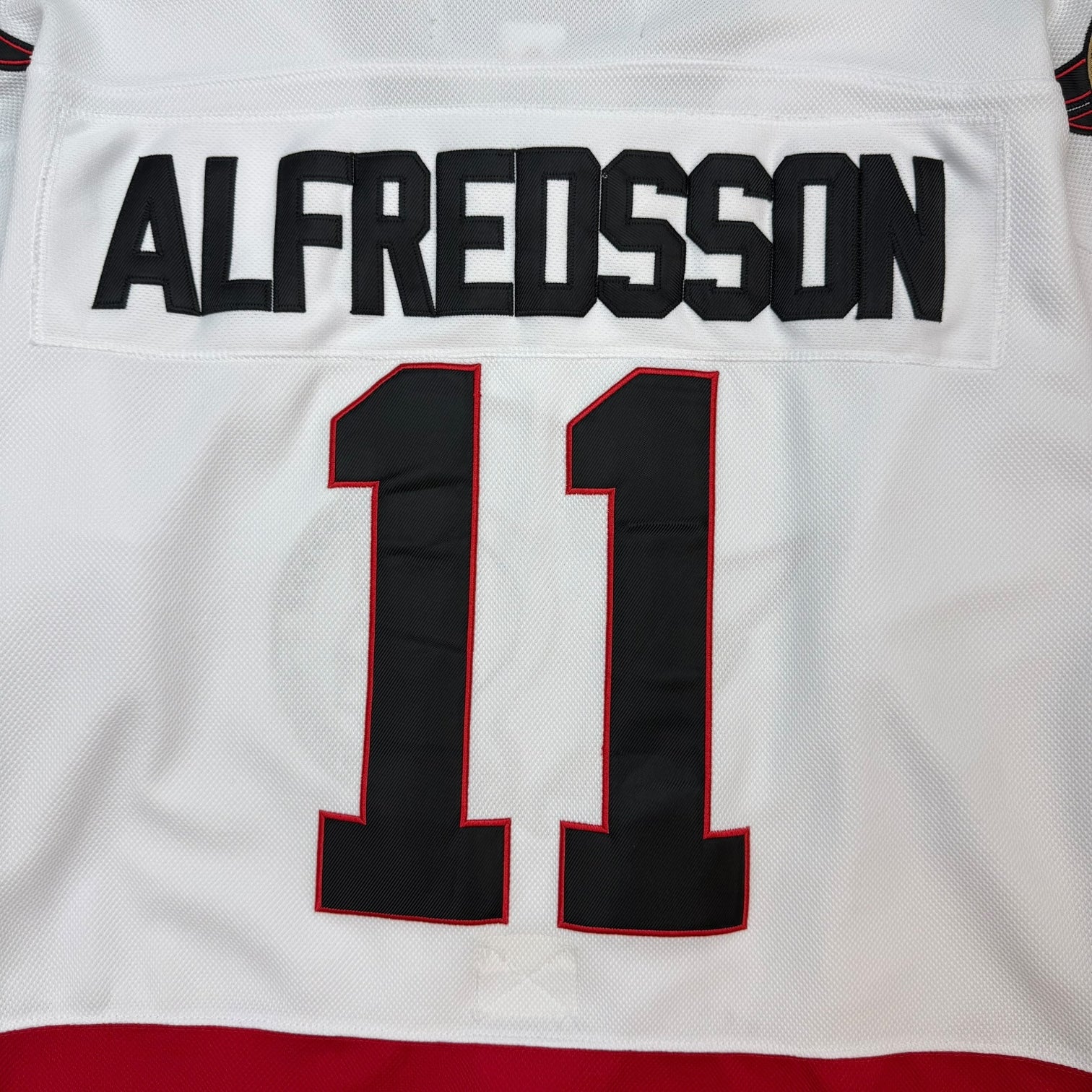 Vintage CCM Ottawa Senators Daniel Alfredsson Away Jersey White