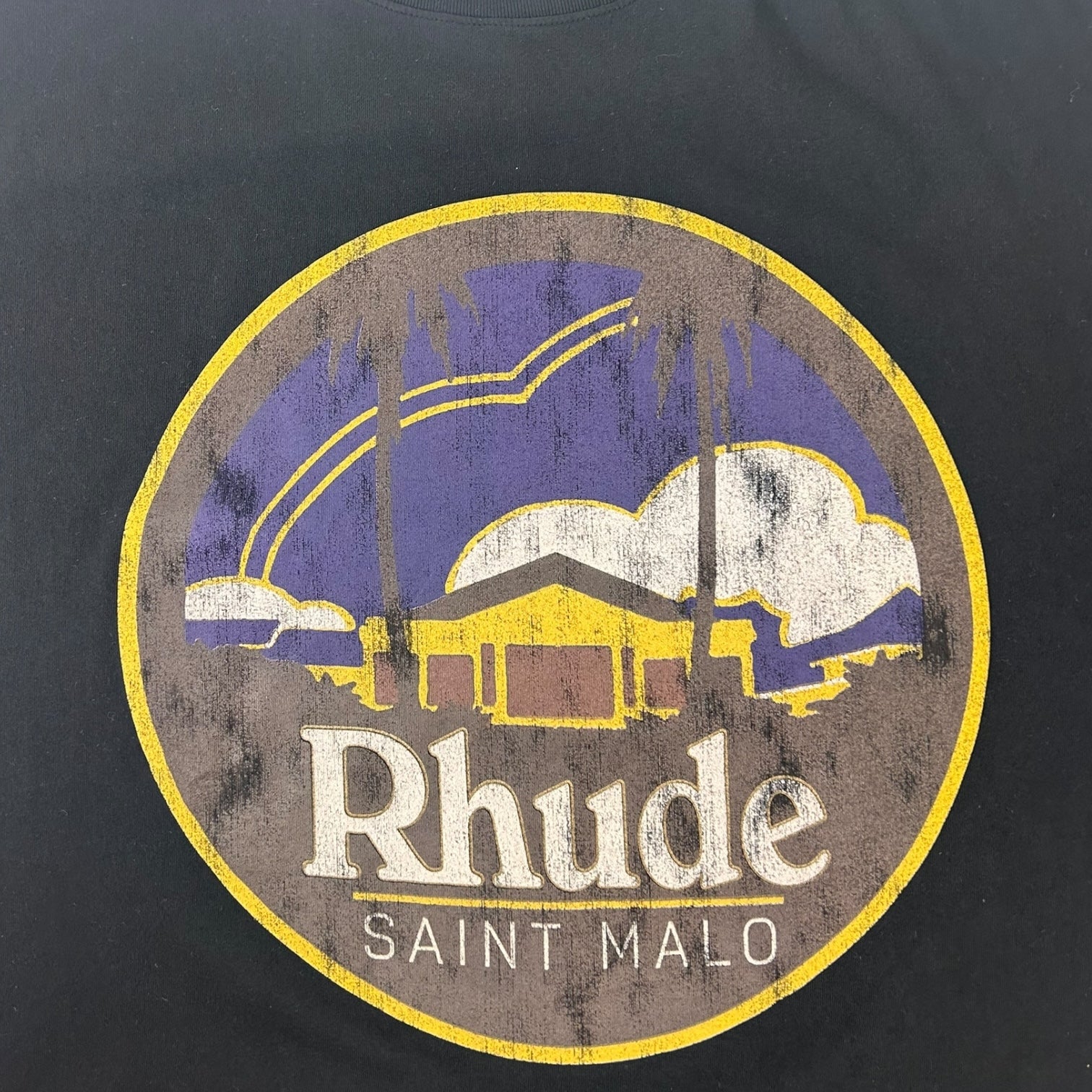 Rhude Saint Malo T-Shirt Black
