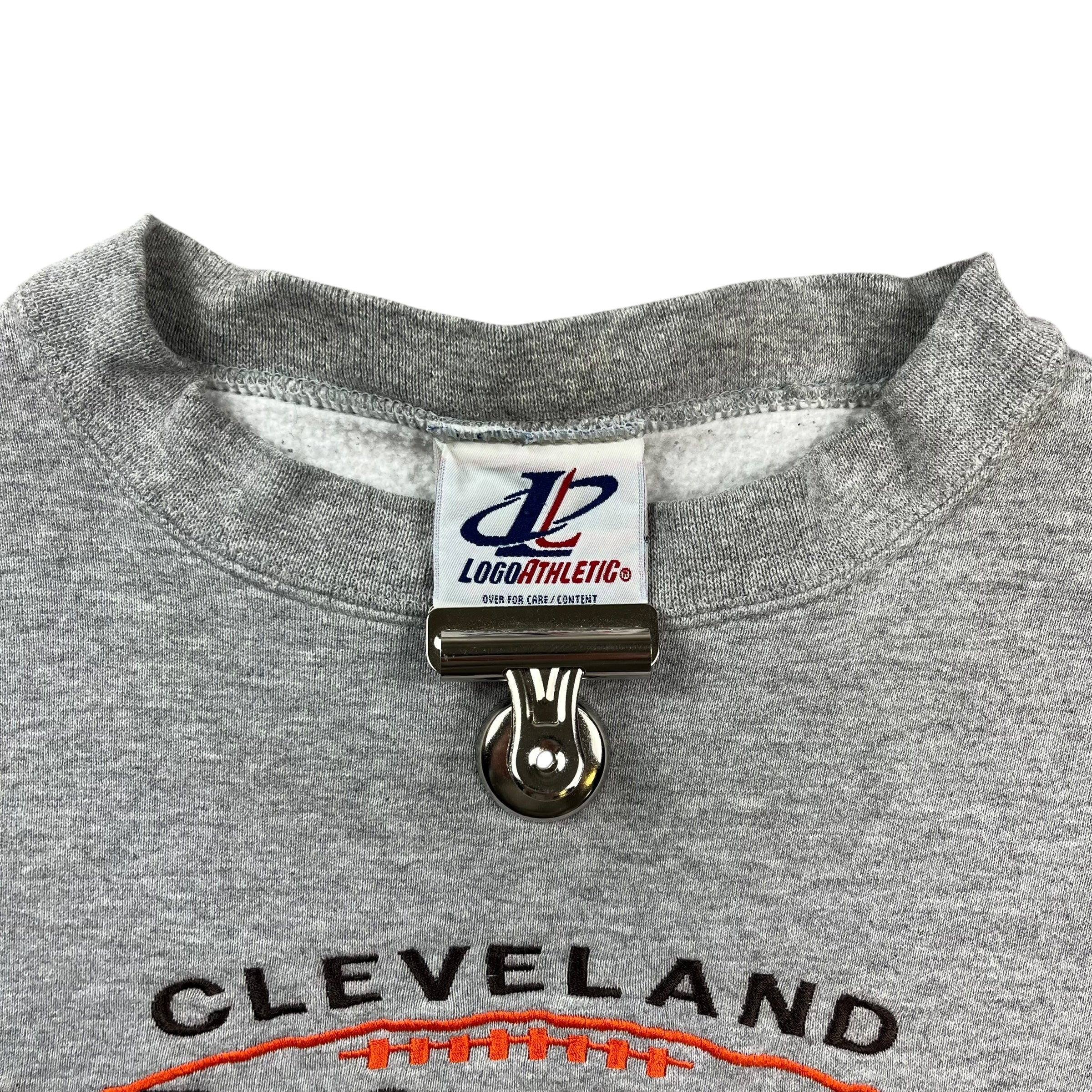 Vintage Cleveland Browns Crewneck Light Grey