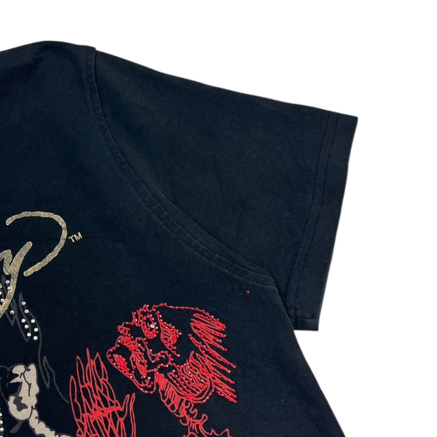 Y2K Ed Hardy Rhinestone T-Shirt