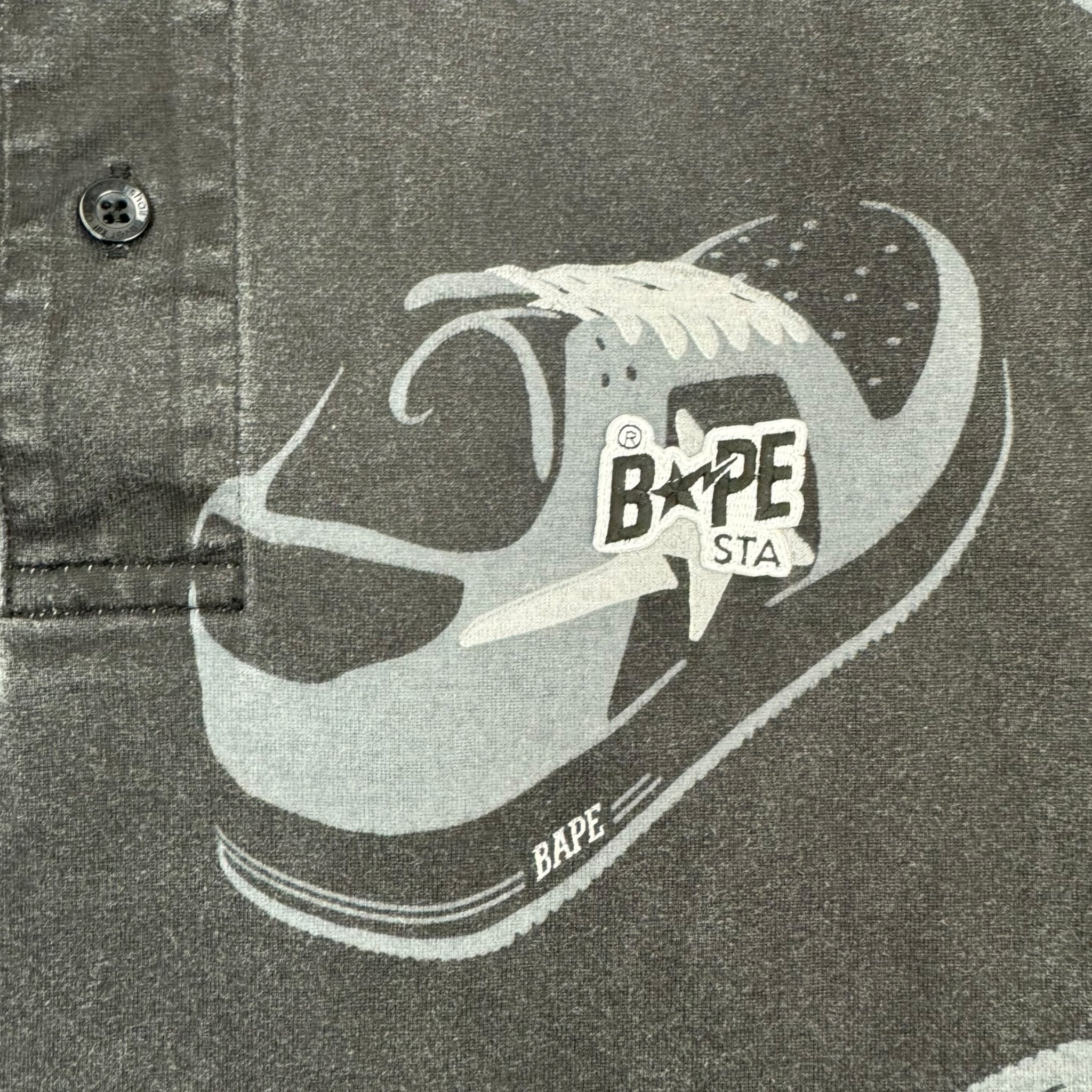 Bape BapeSta AOP Polo Shirt
