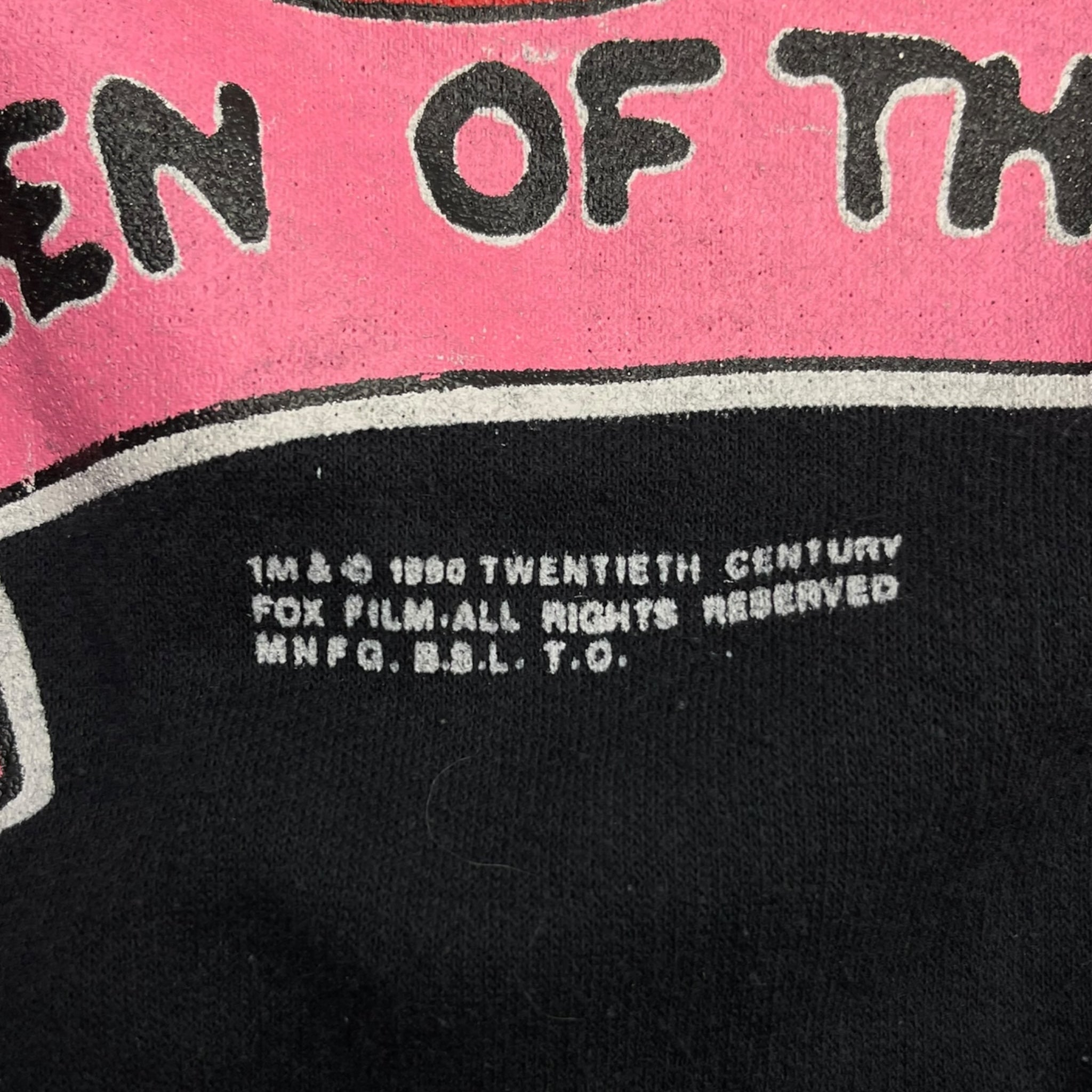 1990 The Simpsons ‘Lisa Queen Of The Blues’ Hoodie Black