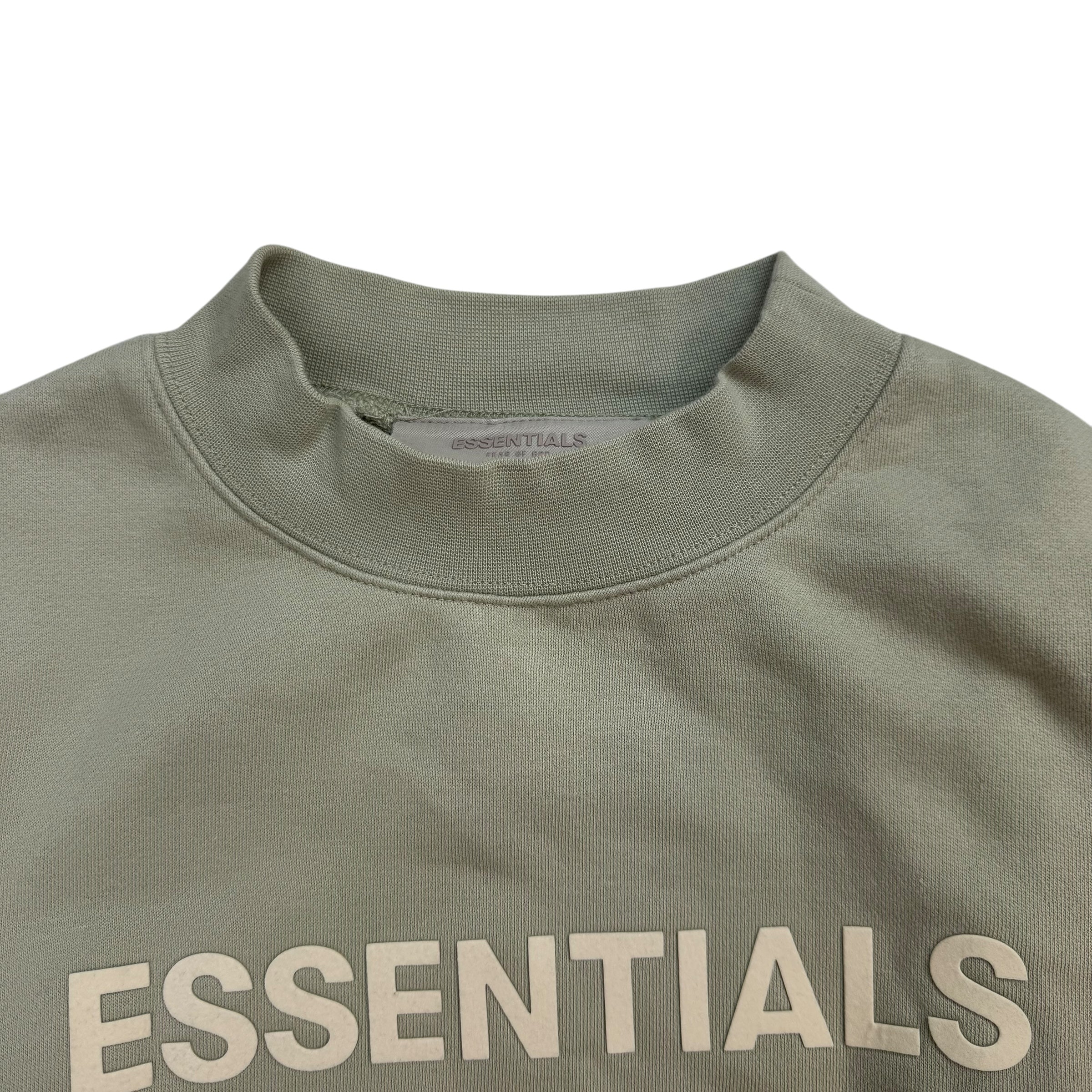 Fear Of God Essentials Kids Turtleneck Sweatshirt Seafoam