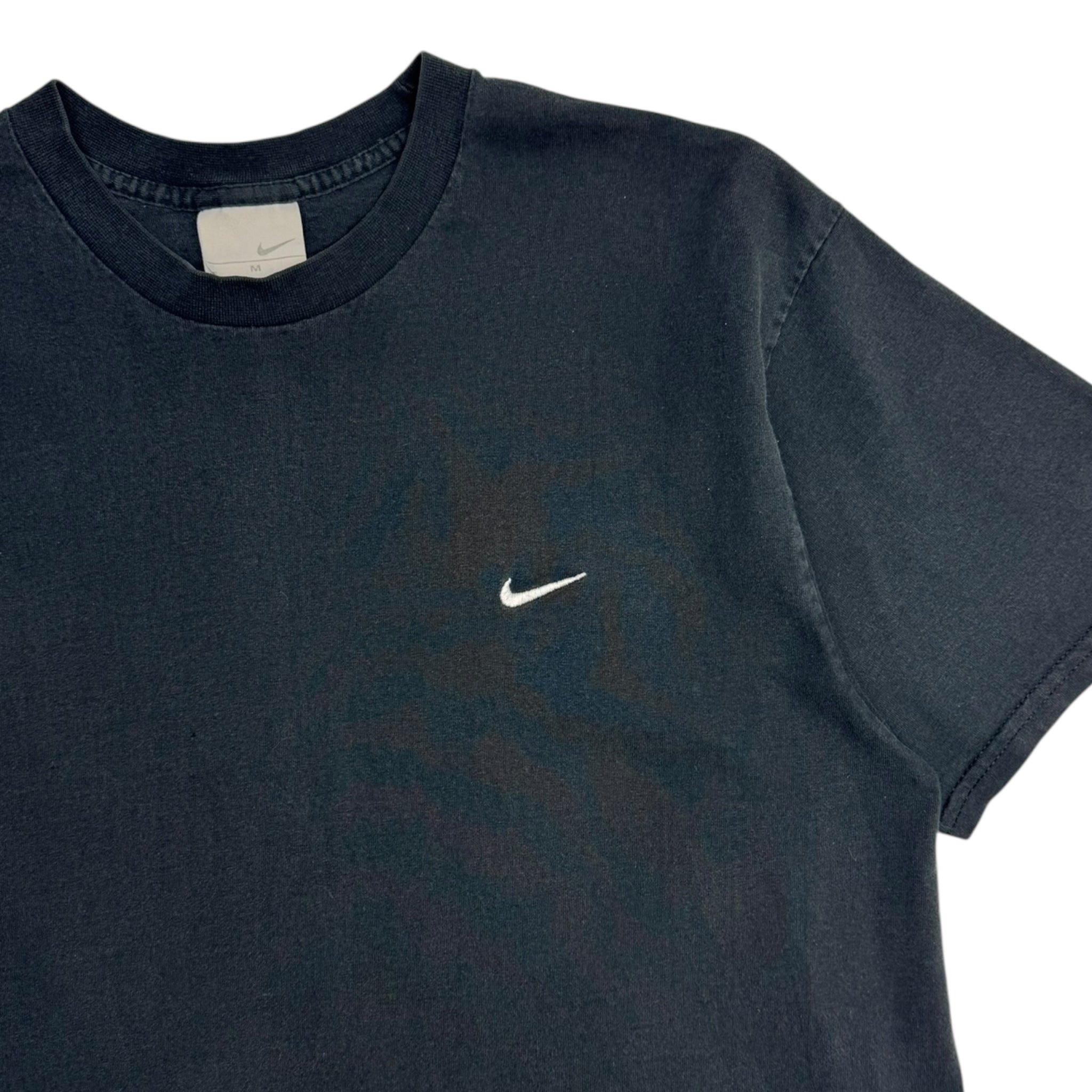 Vintage Y2K Nike Side Swoosh Tee Black