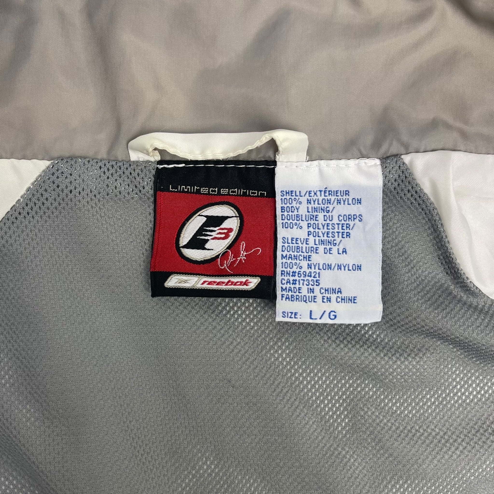 Vintage Reebok Windbreaker Jacket White