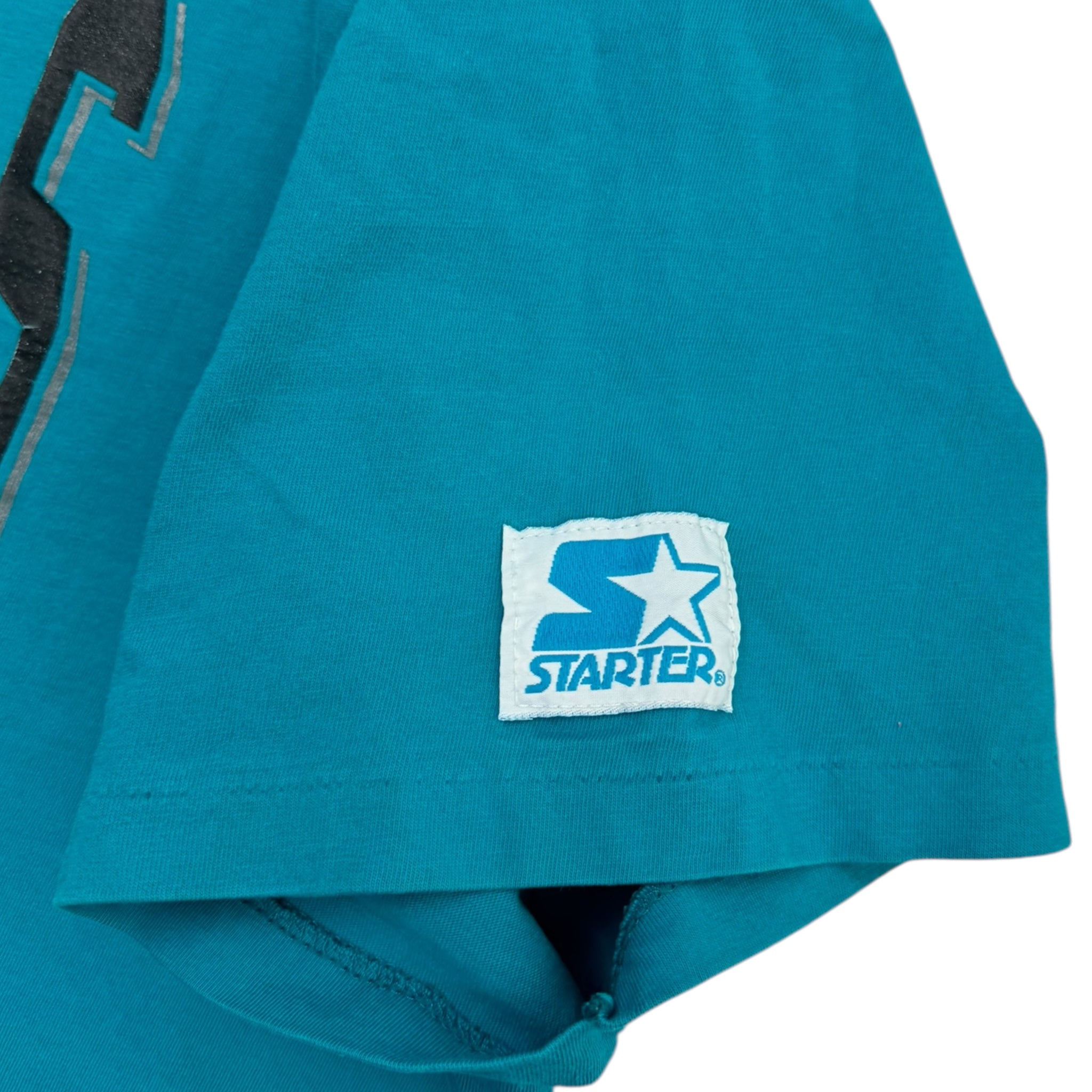 1992 San Jose Sharks Starter Tee Deep Teal