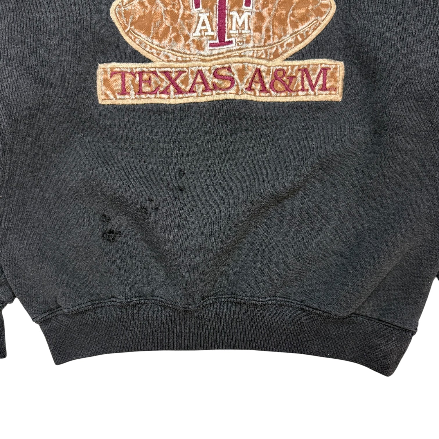 Vintage Texas A&M Aggies Crewneck Black