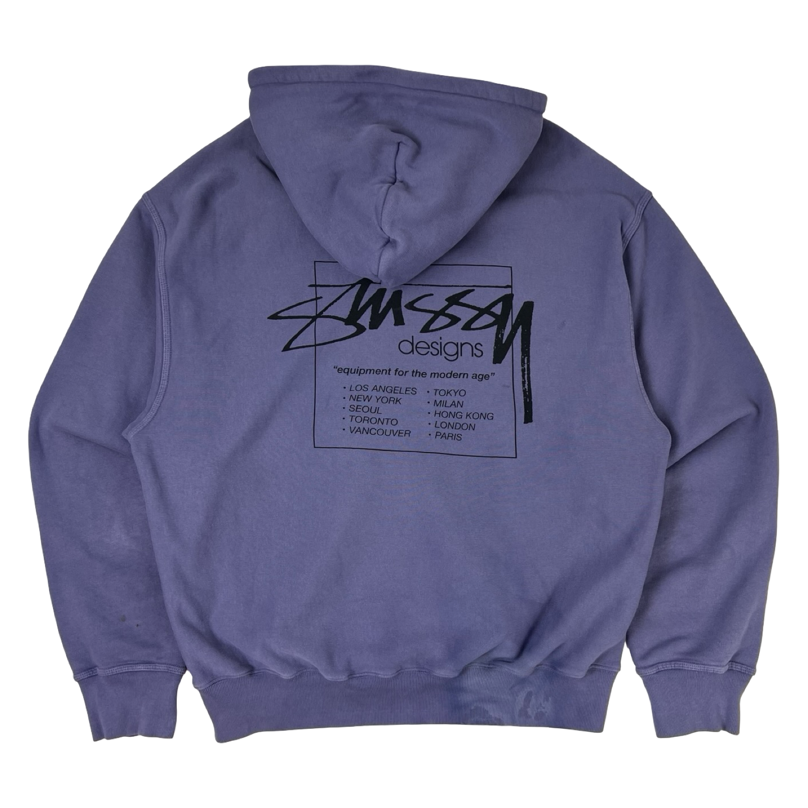 Stussy Modern Age Zip Hoodie Purple