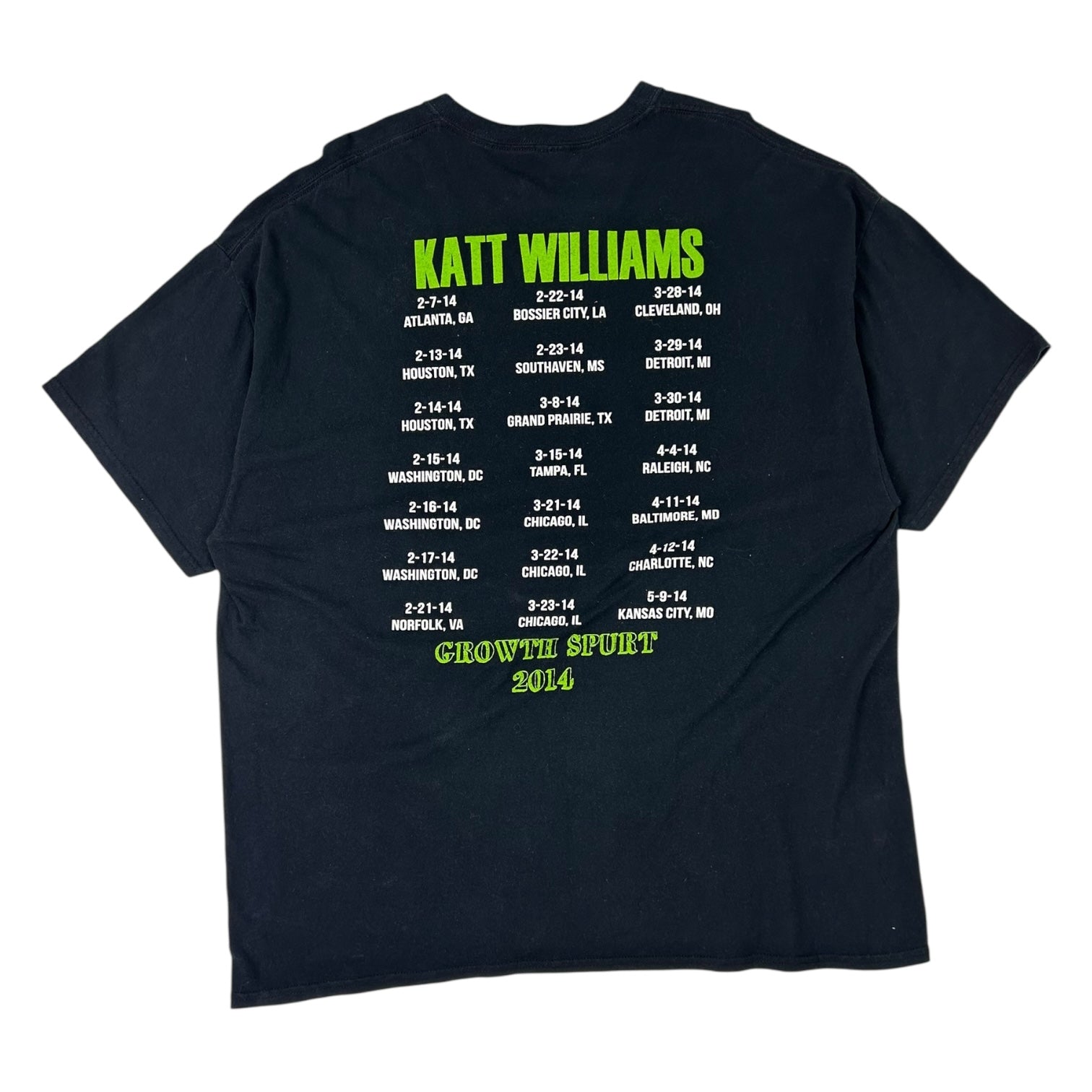 Vintage 2014 Katt Williams Growth Spurt T-Shirt Navy