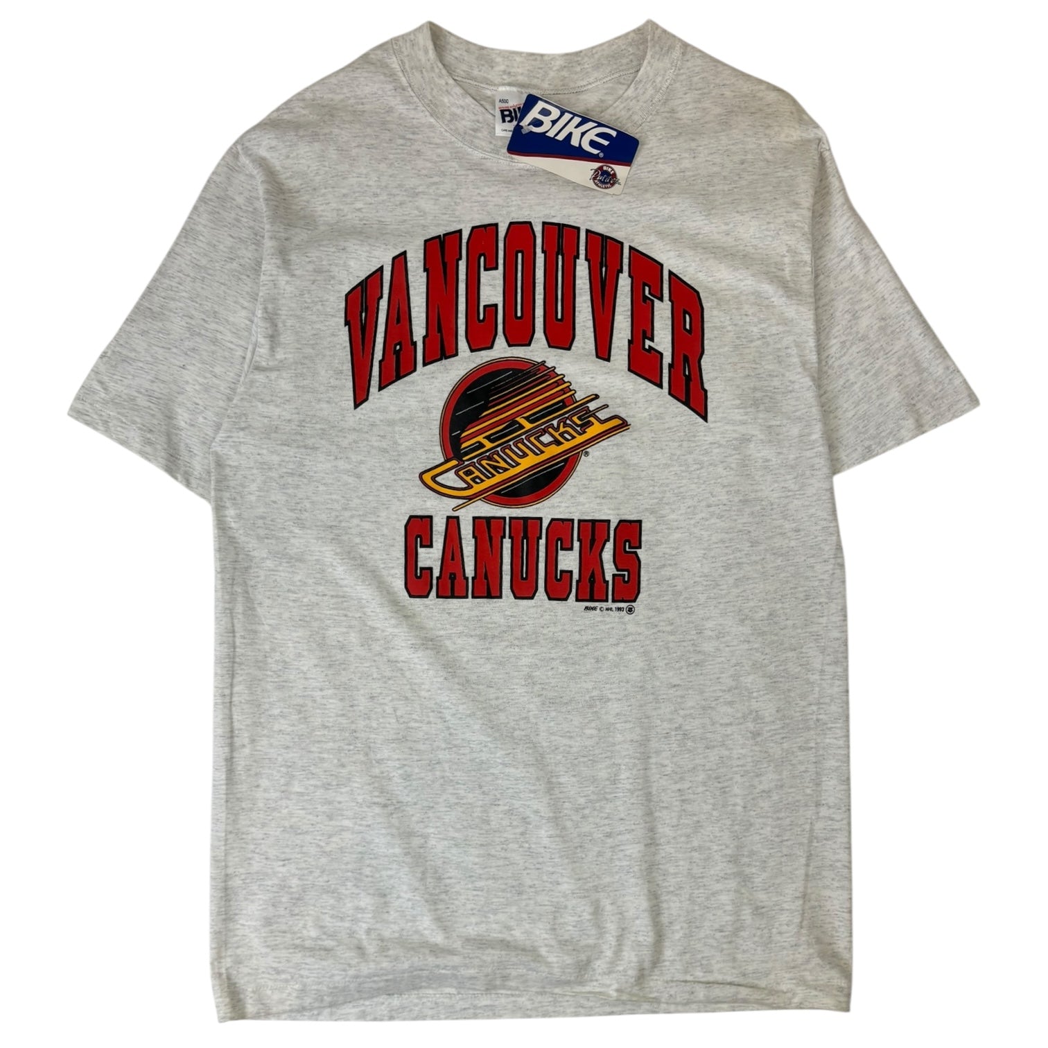 Vintage 1993 Vancouver Canucks T-Shirt Grey