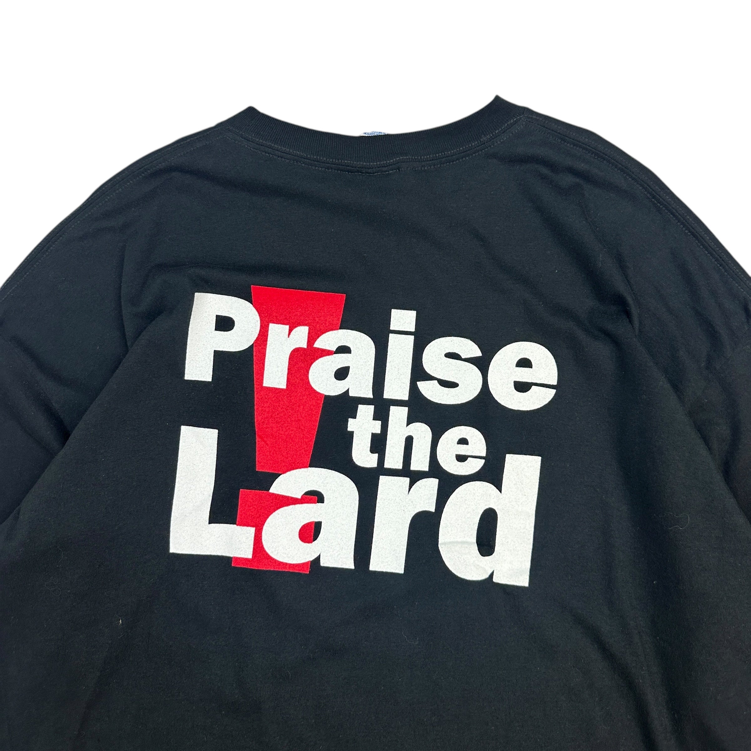 Vintage Pig Praise The Lard Long Sleeve Black