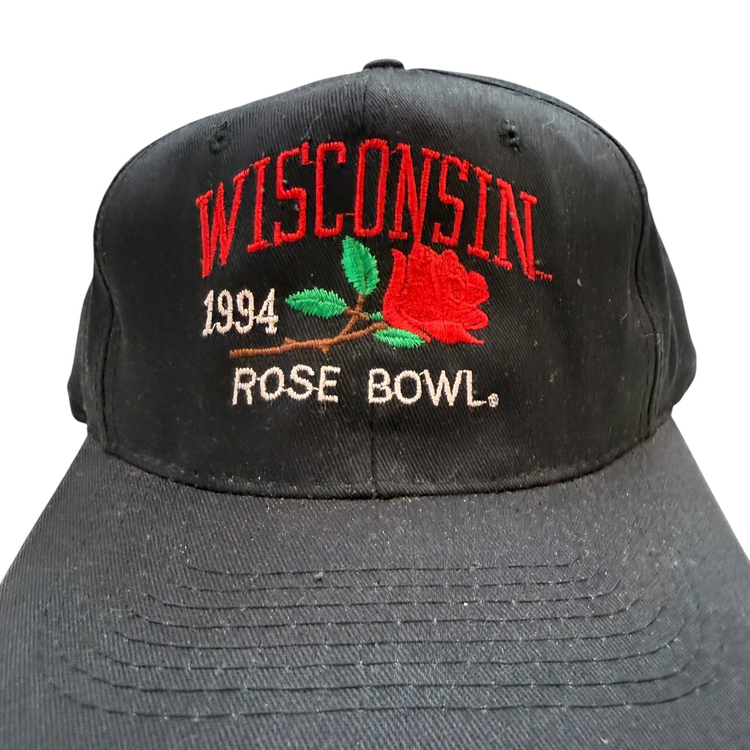1994 Wisconsin Rose Bowl Hat Black