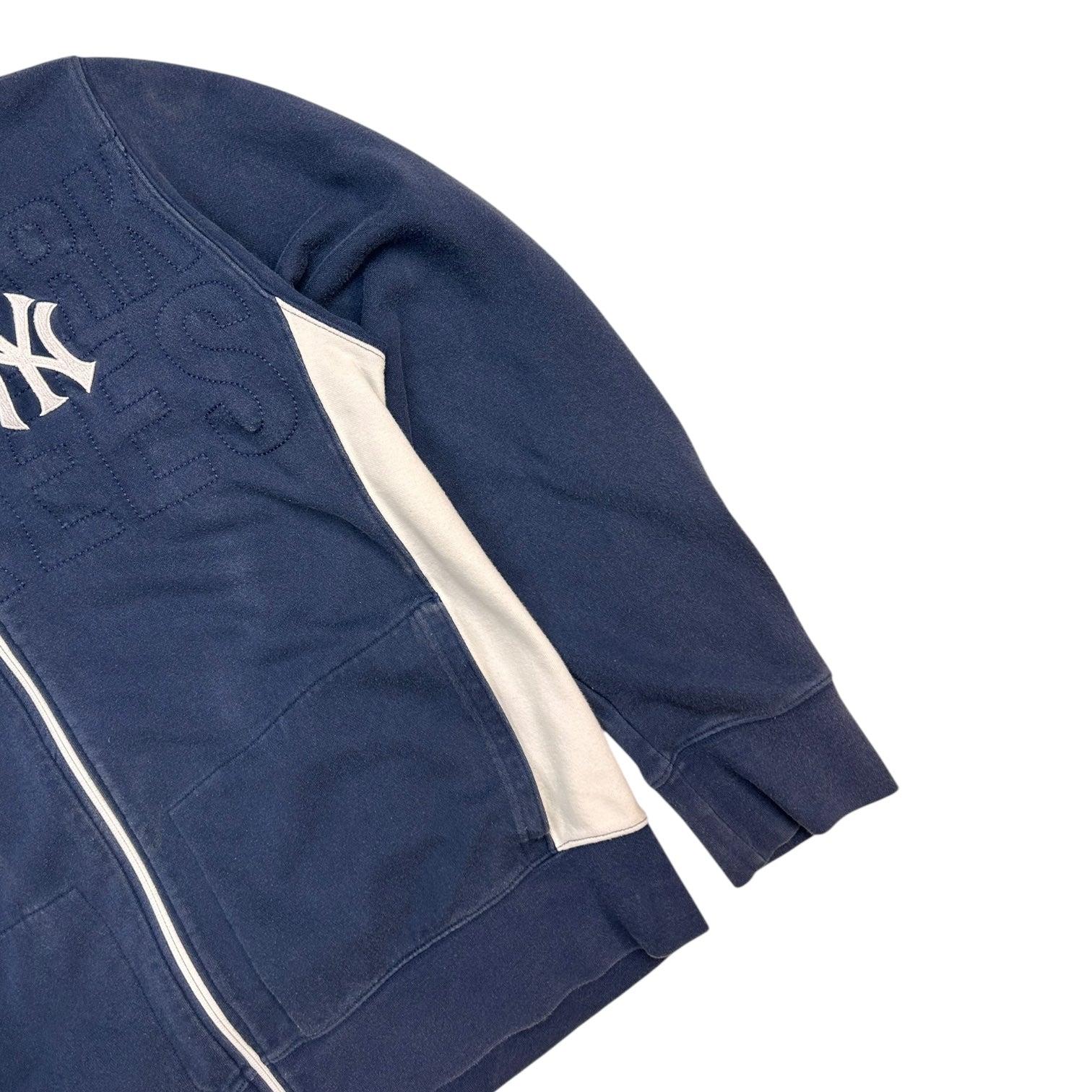 Vintage Nike New York Yankees Zip Up Jacket Navy/White