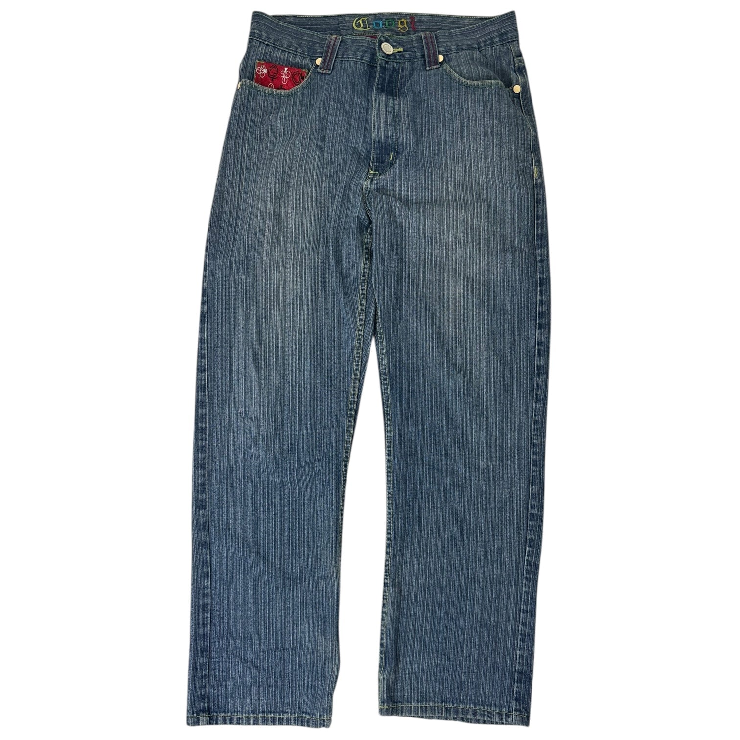 Vintage Y2K Coogi Jester Playing Card Jeans Medium Wash