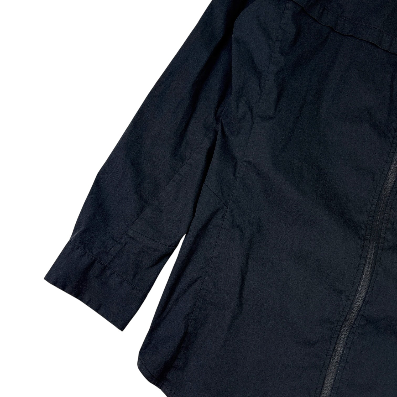 Prada SS08 Zip Shirt Jacket Black