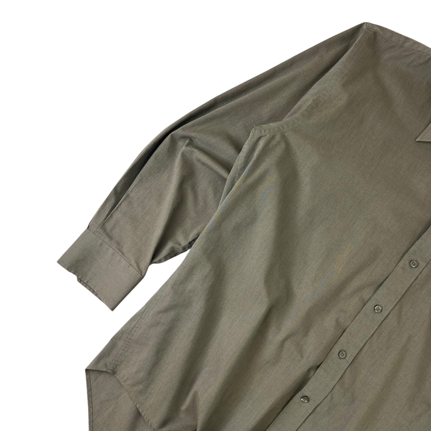 Vintage Monsiuer By Givenchy Long Sleeve Dress Shirt Green