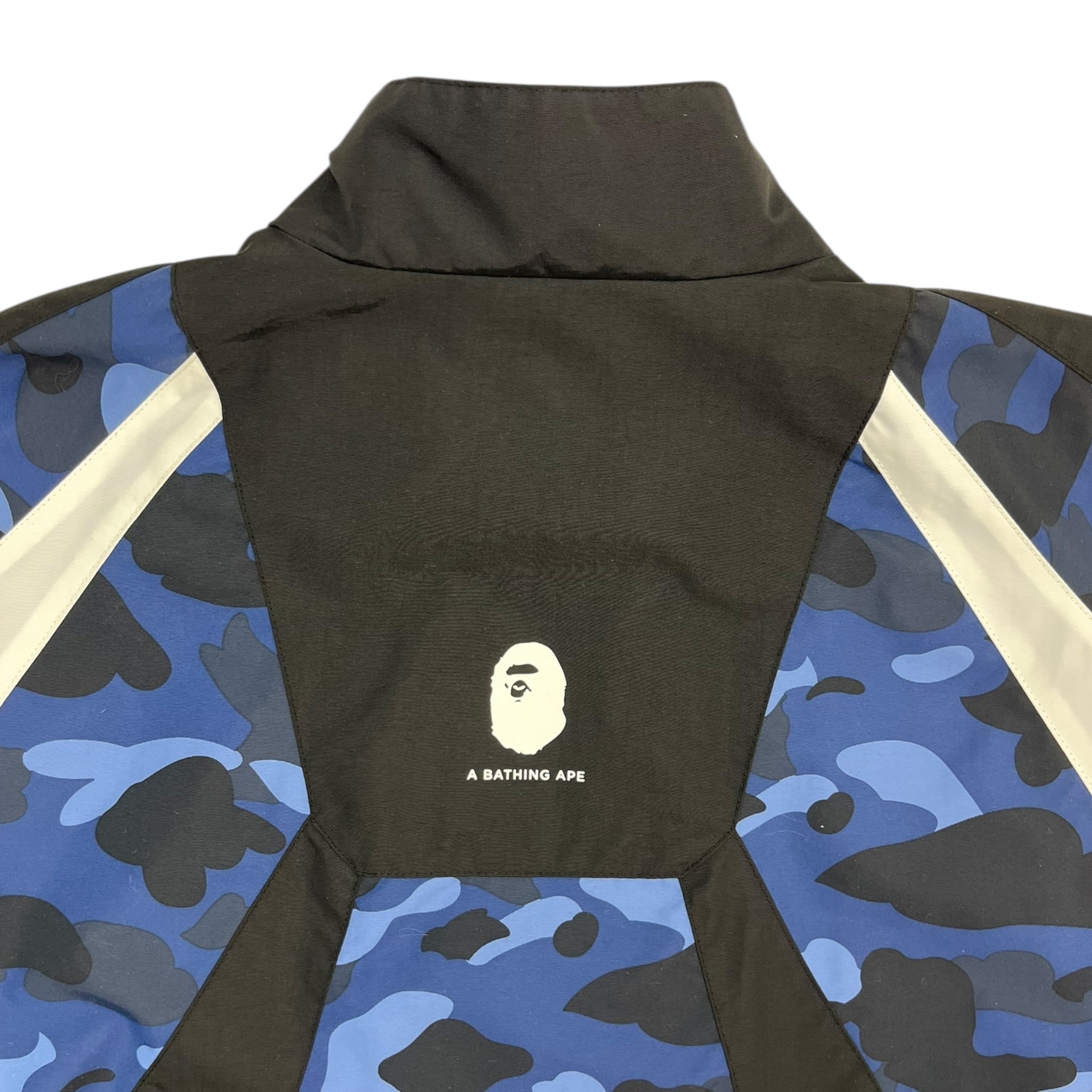 Bape Color Camo Color Block Jacket Blue