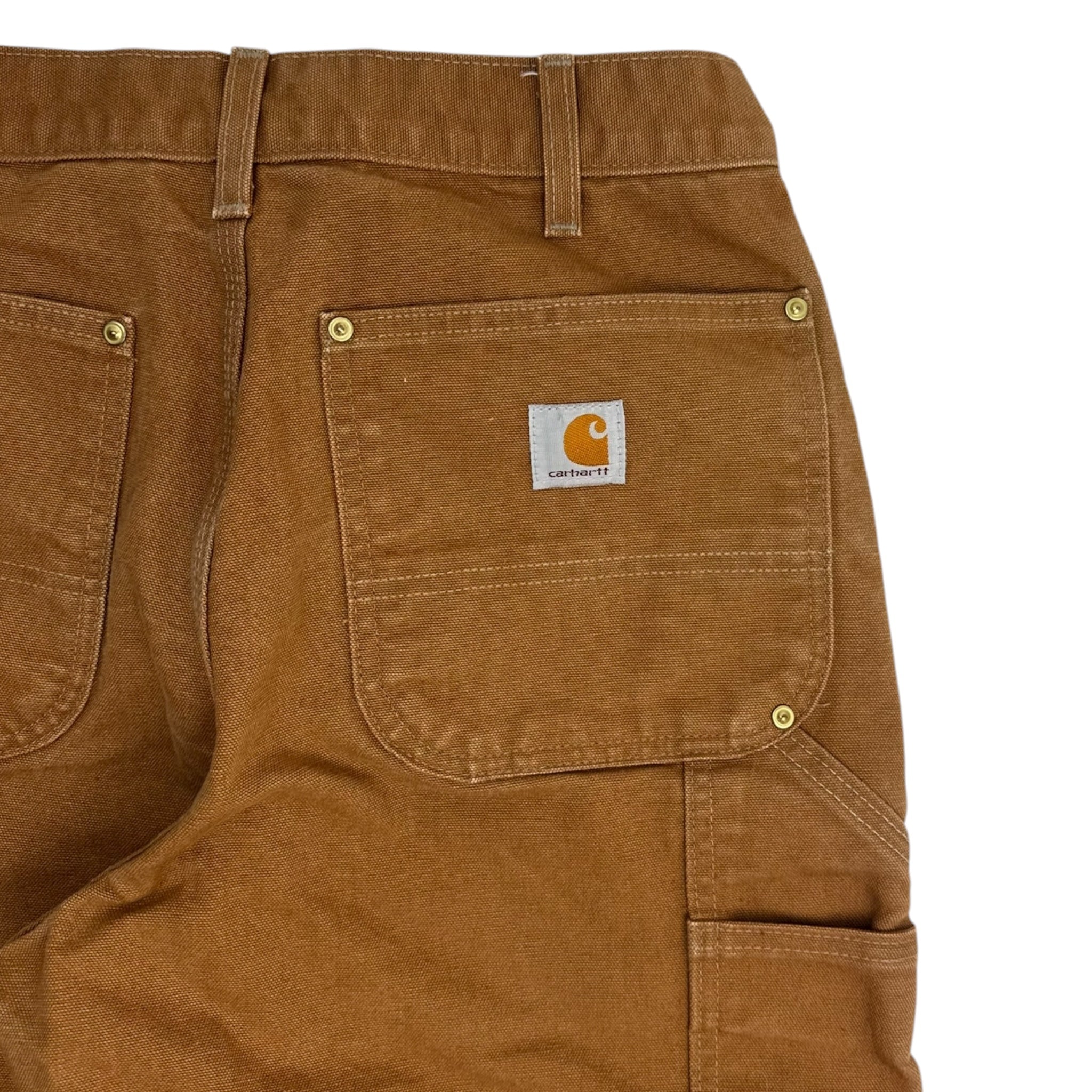 Vintage Carhartt Double Knee Bottoms Dark Tan
