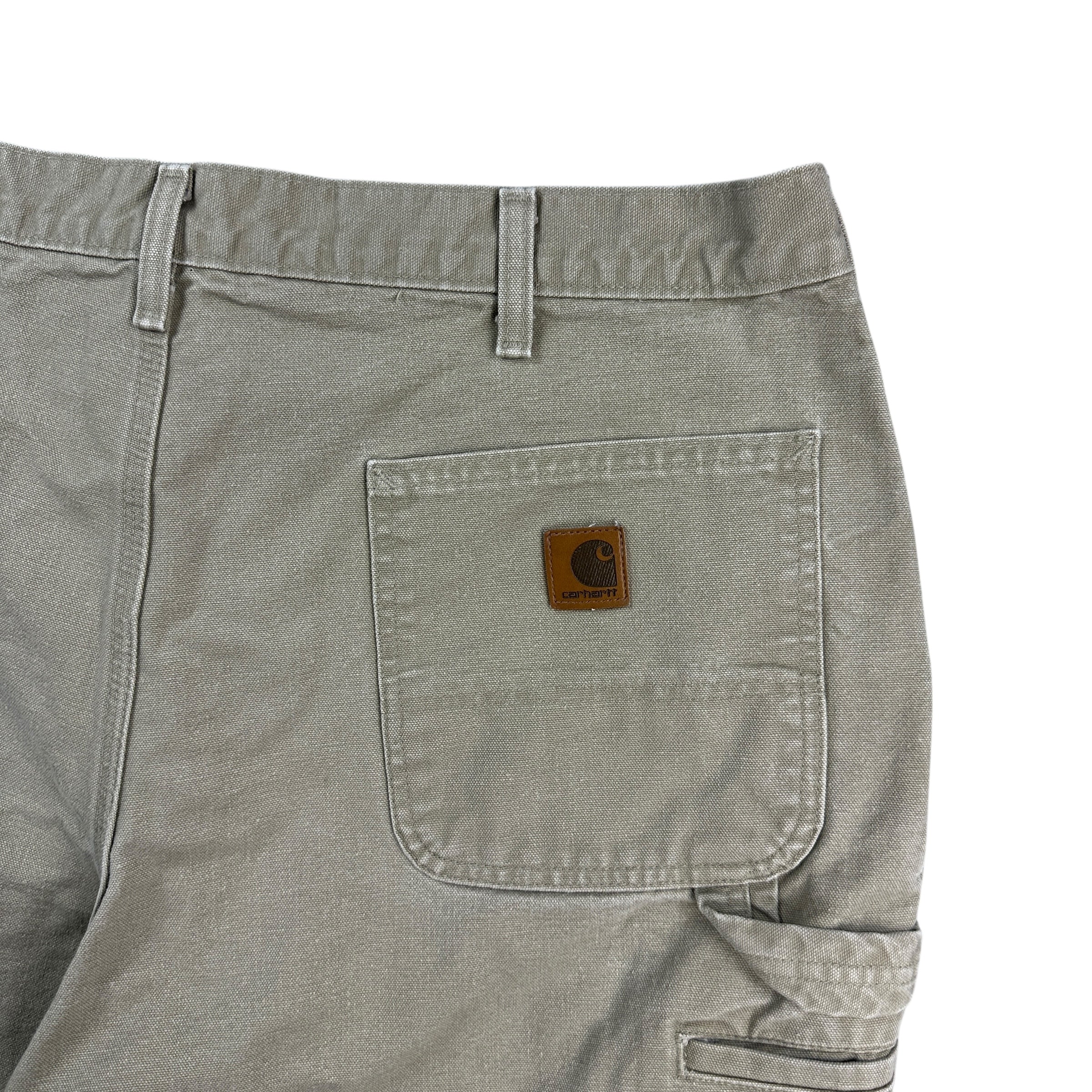Vintage Carhartt Cargo Shorts Moss/Tan