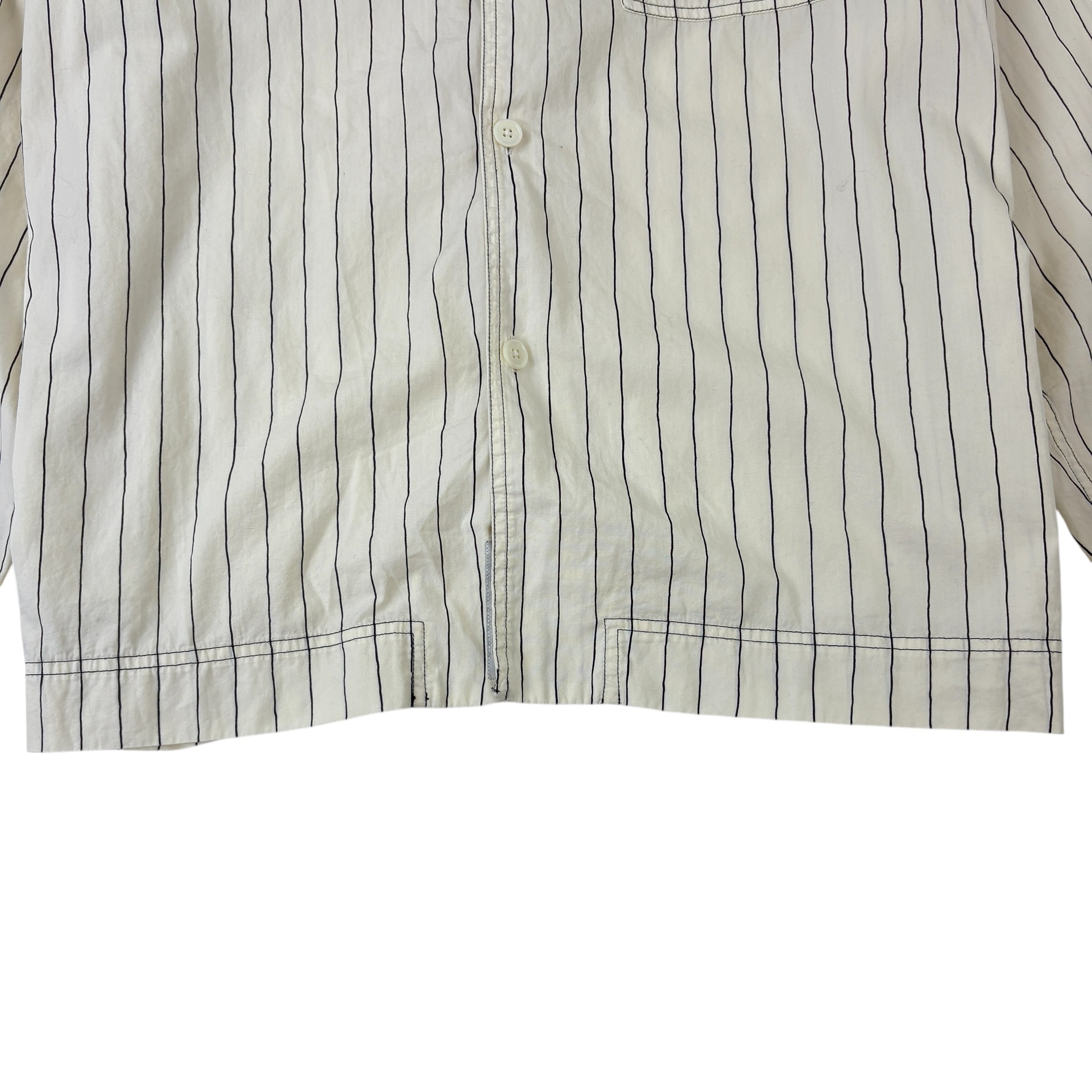 Stussy Tekla Poplin Pyjama Shirt White