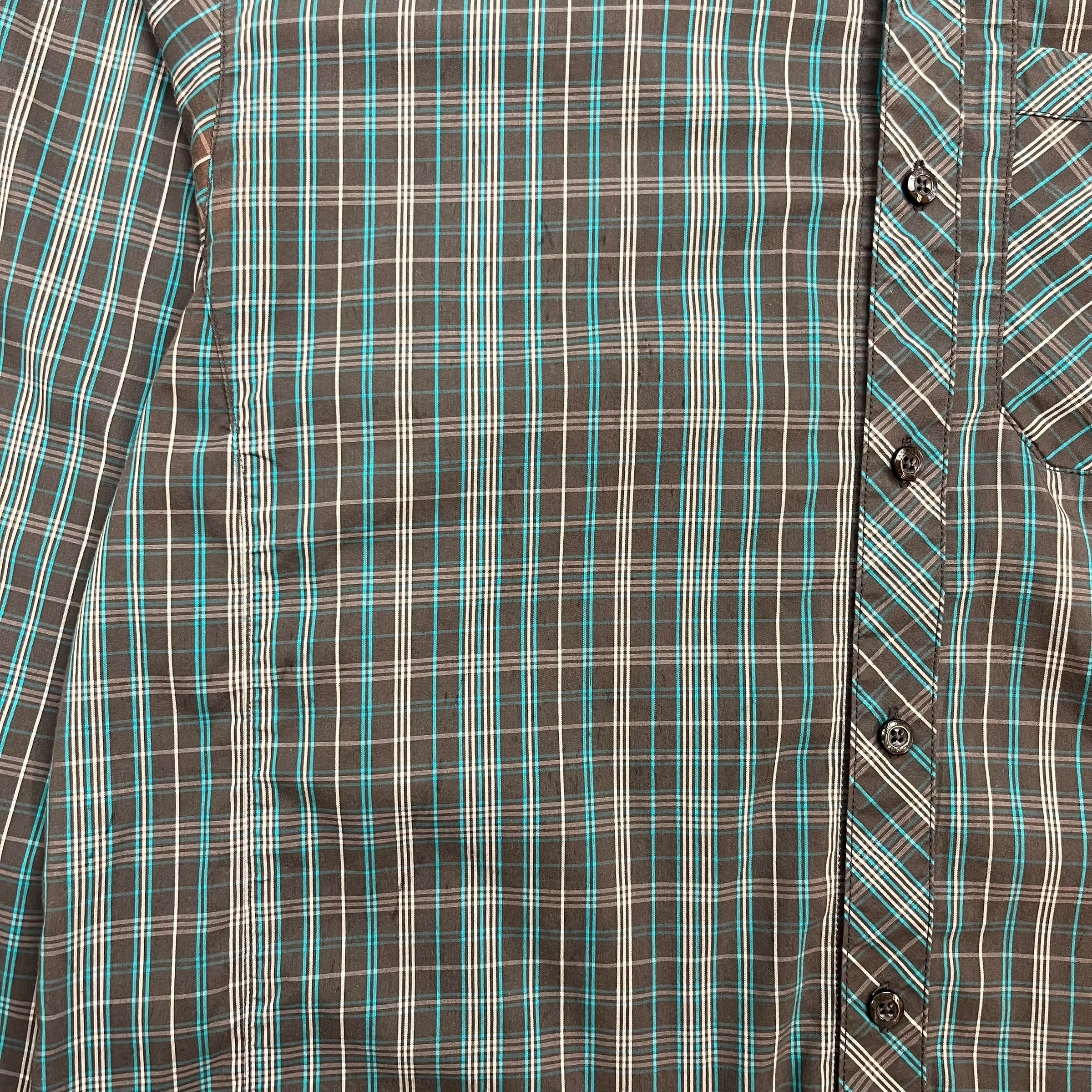 Arc’teryx Button Up Shirt Plaid Blue/Grey