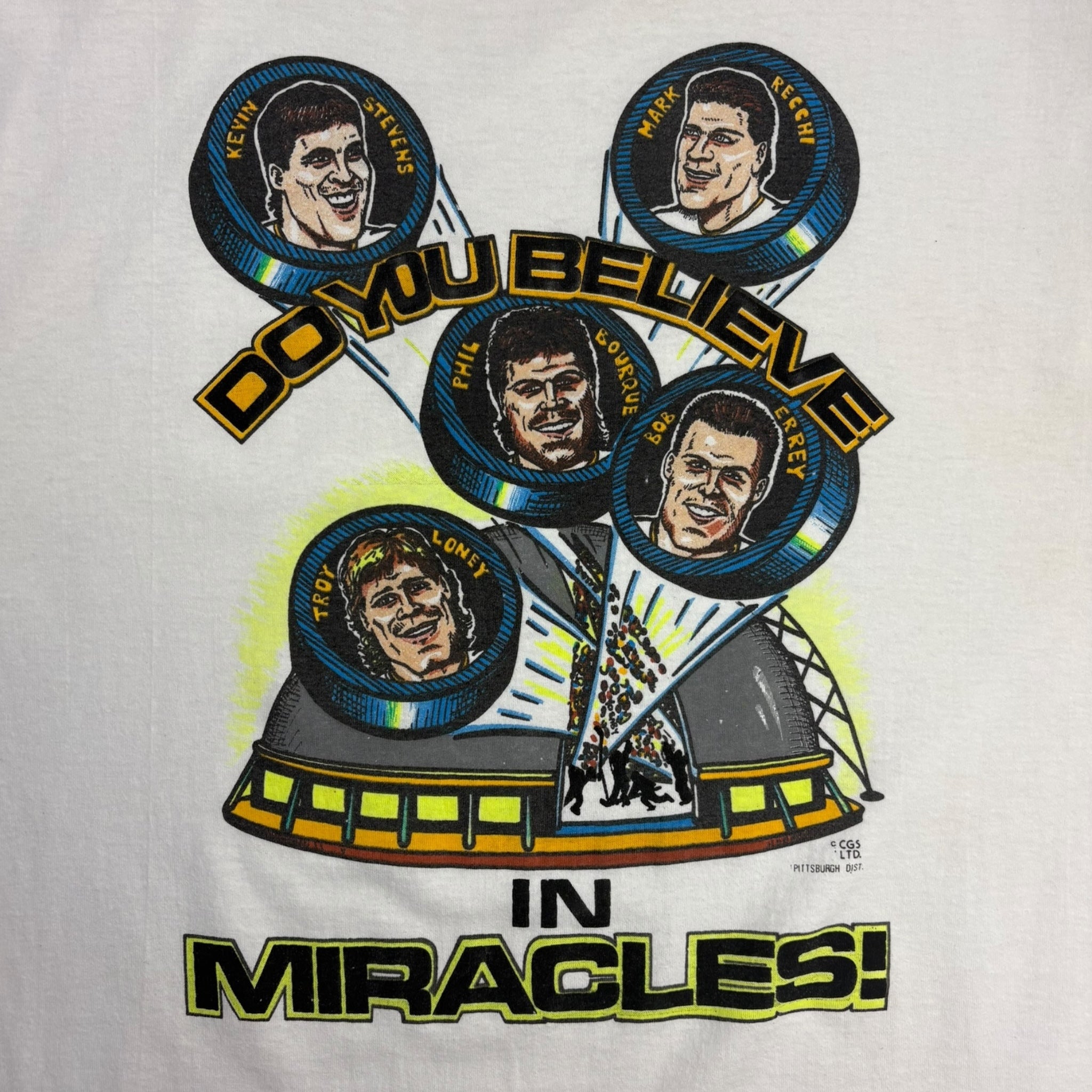 Vintage Pittsburgh Penguins Miracles T-Shirt
