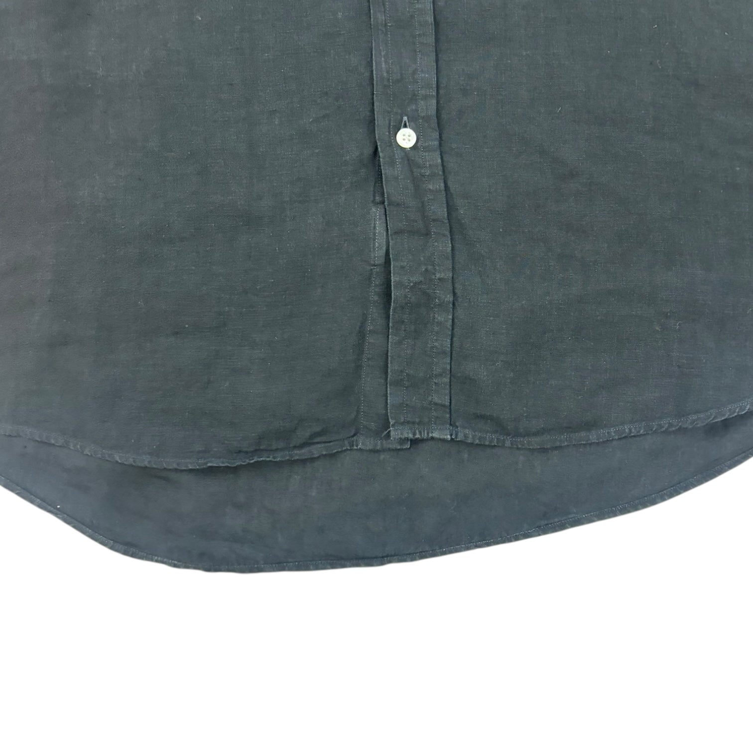 Ralph Lauren Purple Label Button-Up Dress Shirt Black