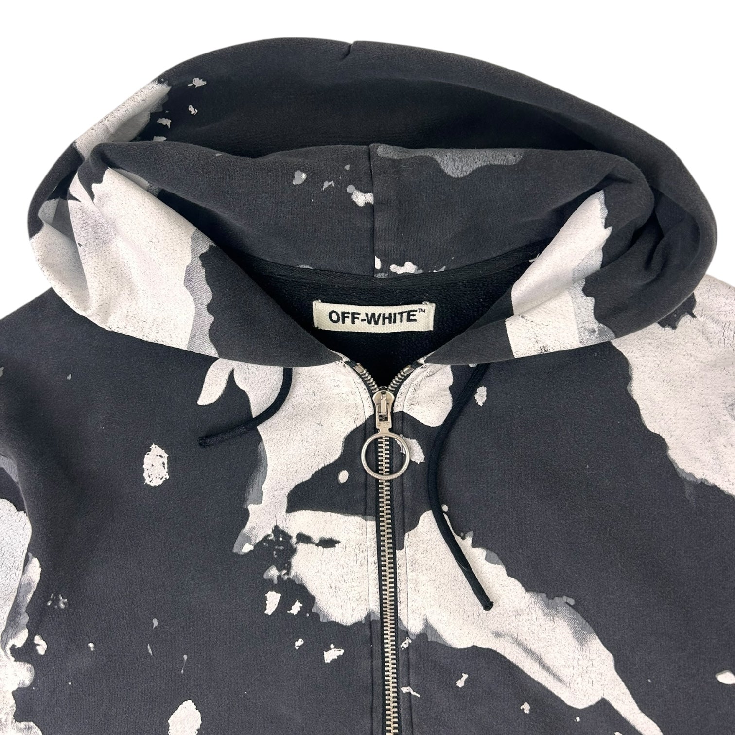 Off-White Liquid Spots Over Hoodie Black/White/Red