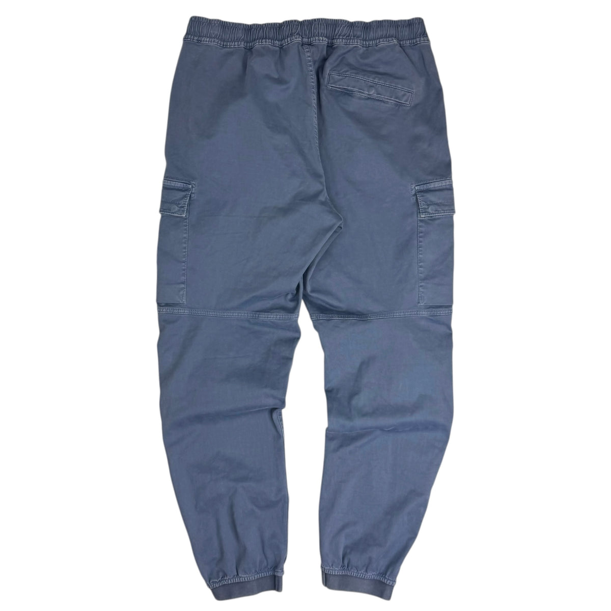 Stone Island Stretch Cotton Cargo Pants Blue