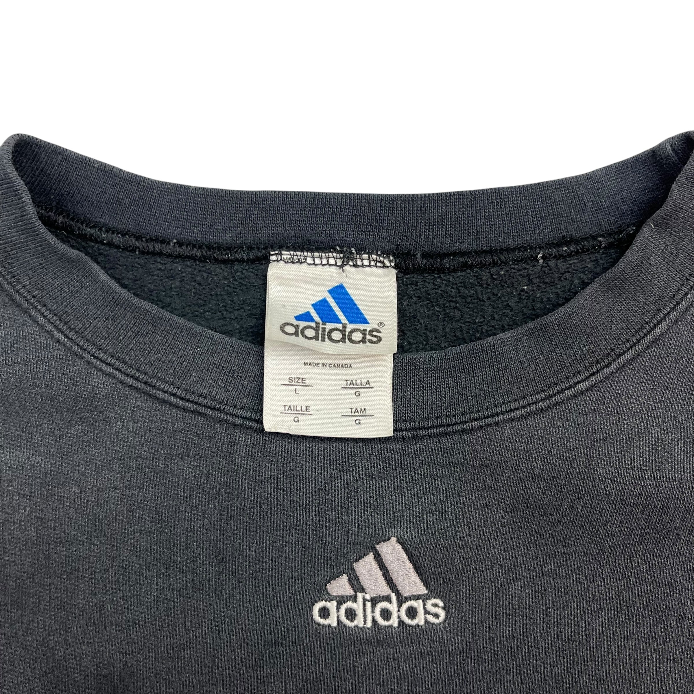 Vintage Adidas Crewneck Dark Grey