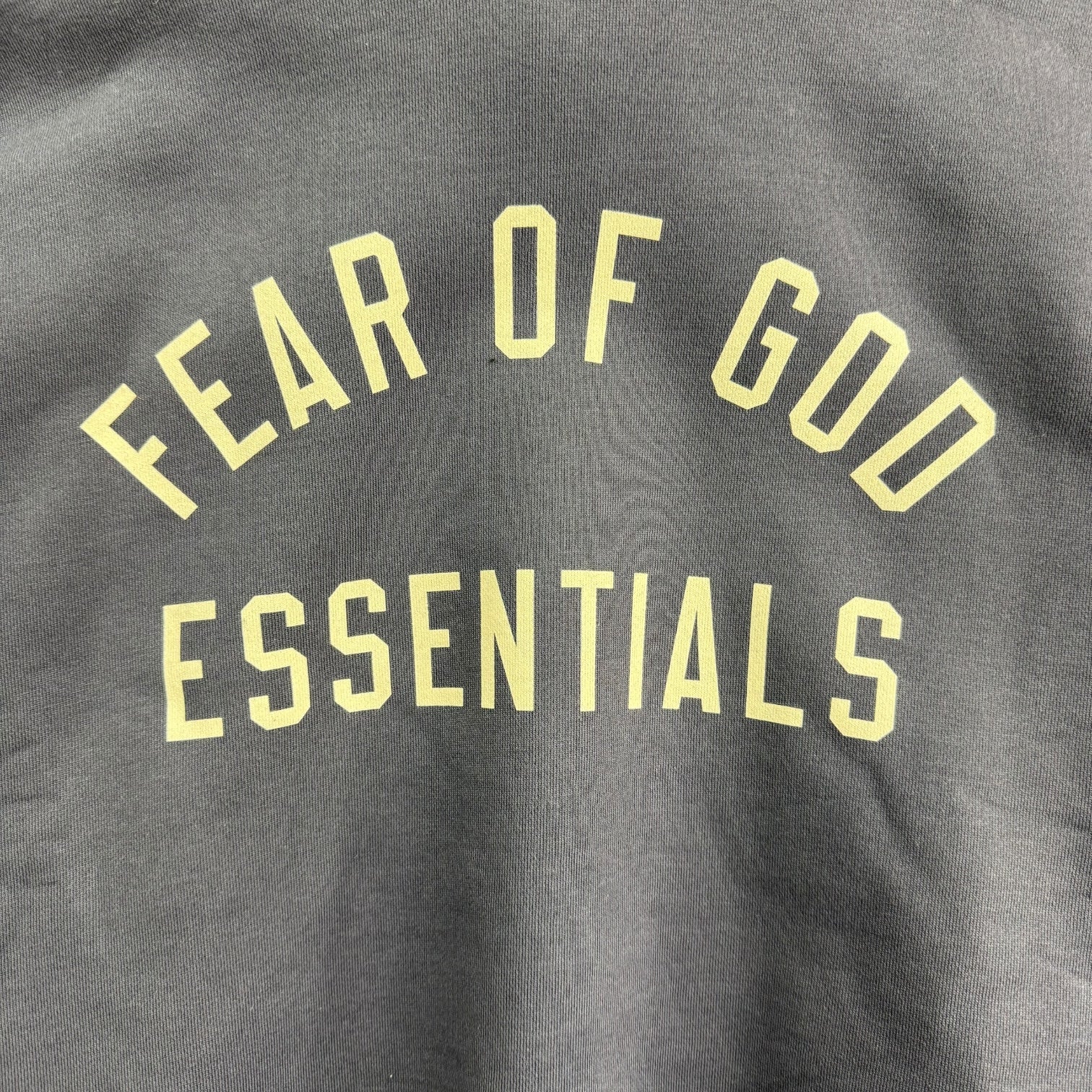Fear Of God Essentials Hoodie Blue