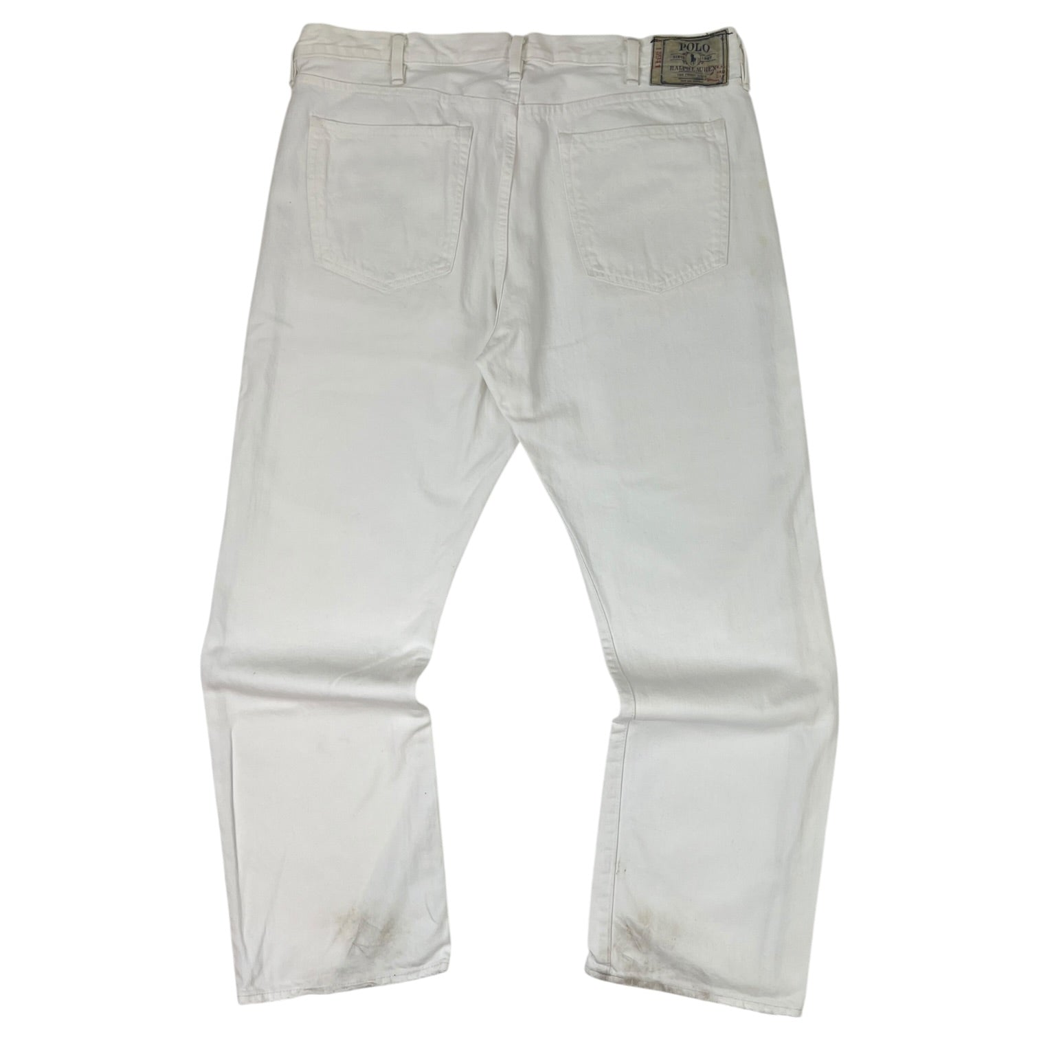 Vintage Polo By Ralph Lauren “RL” Logo Denim White