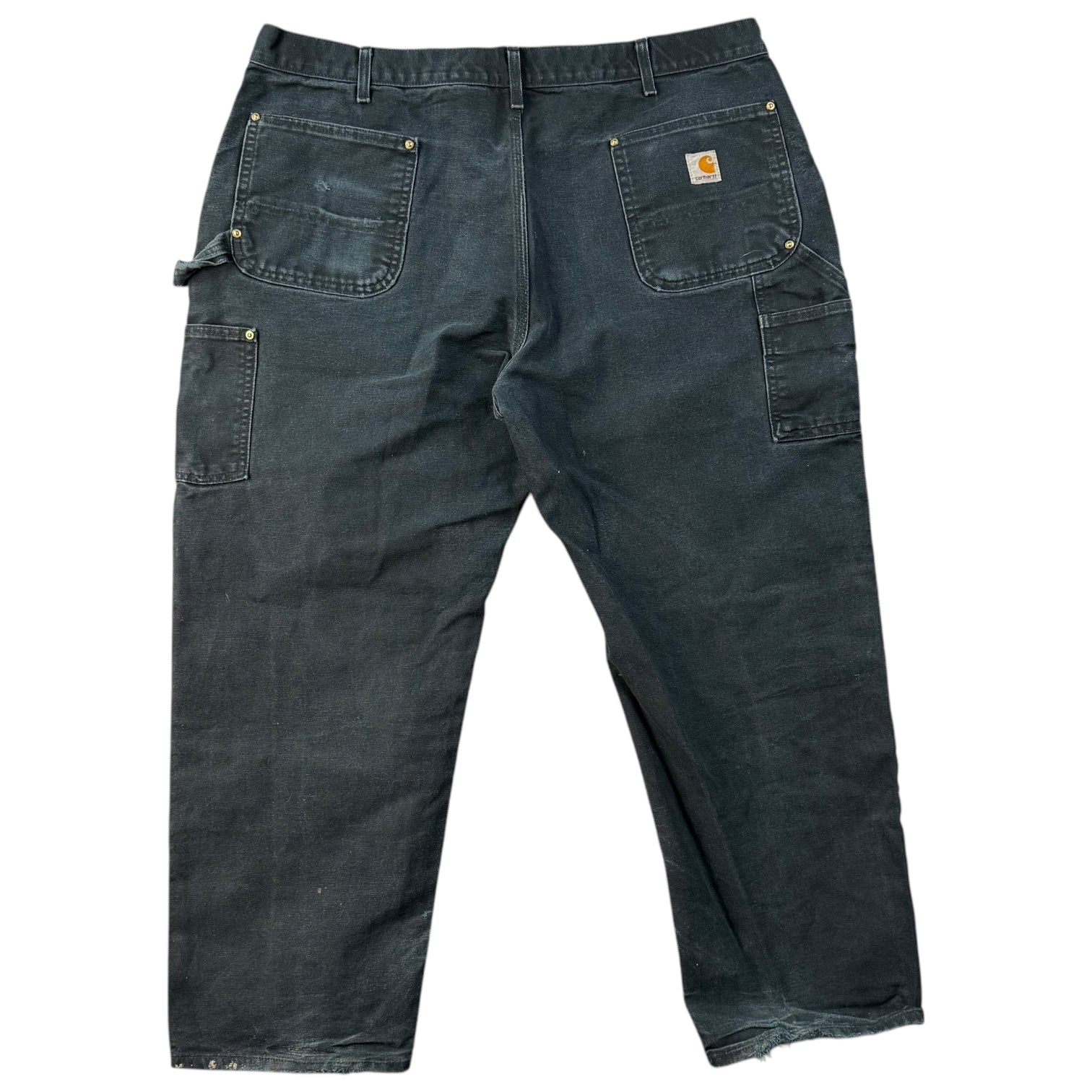 Vintage Carhartt Made In USA Double Knee Pants Black