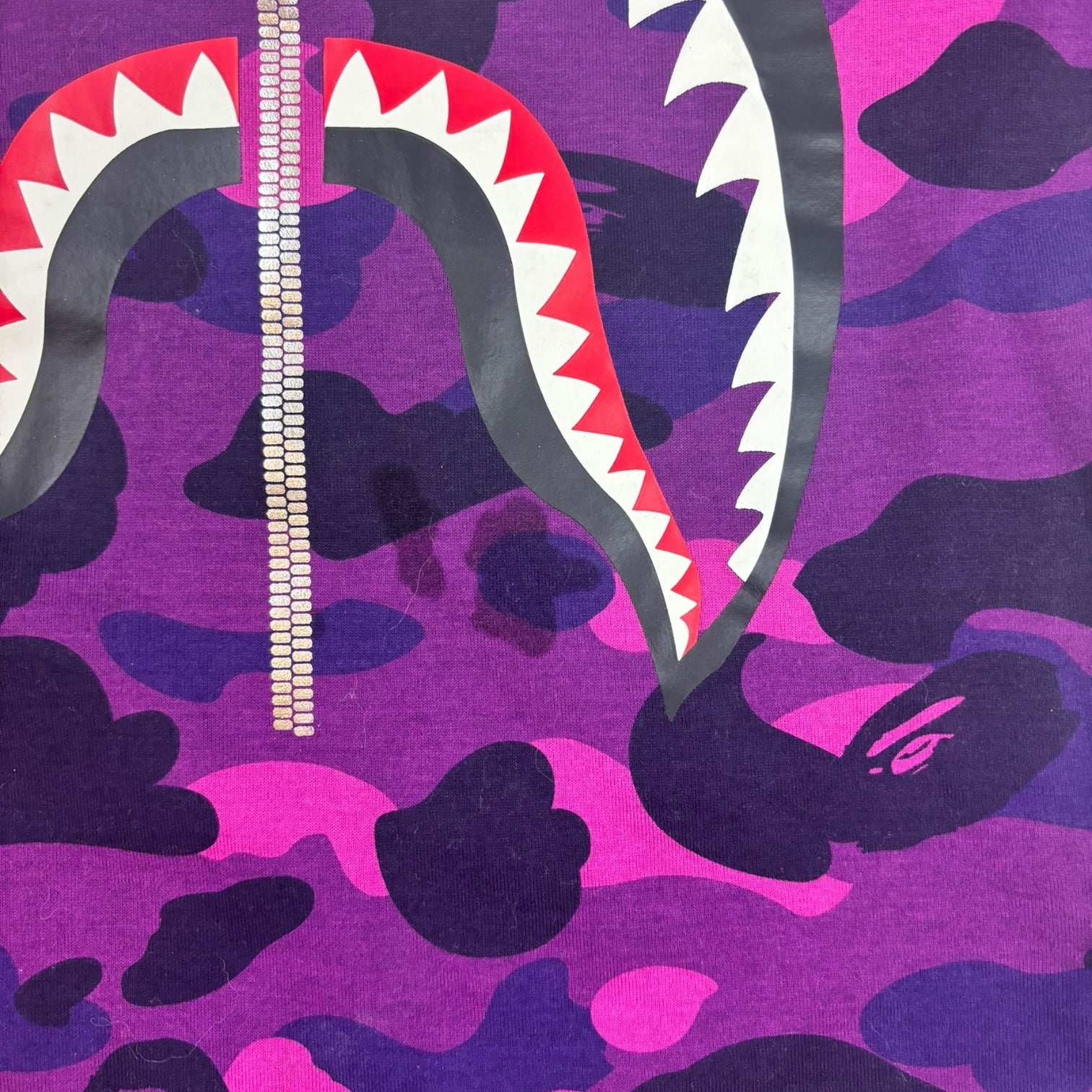 BAPE Colour Camo Shark T-Shirt Purple