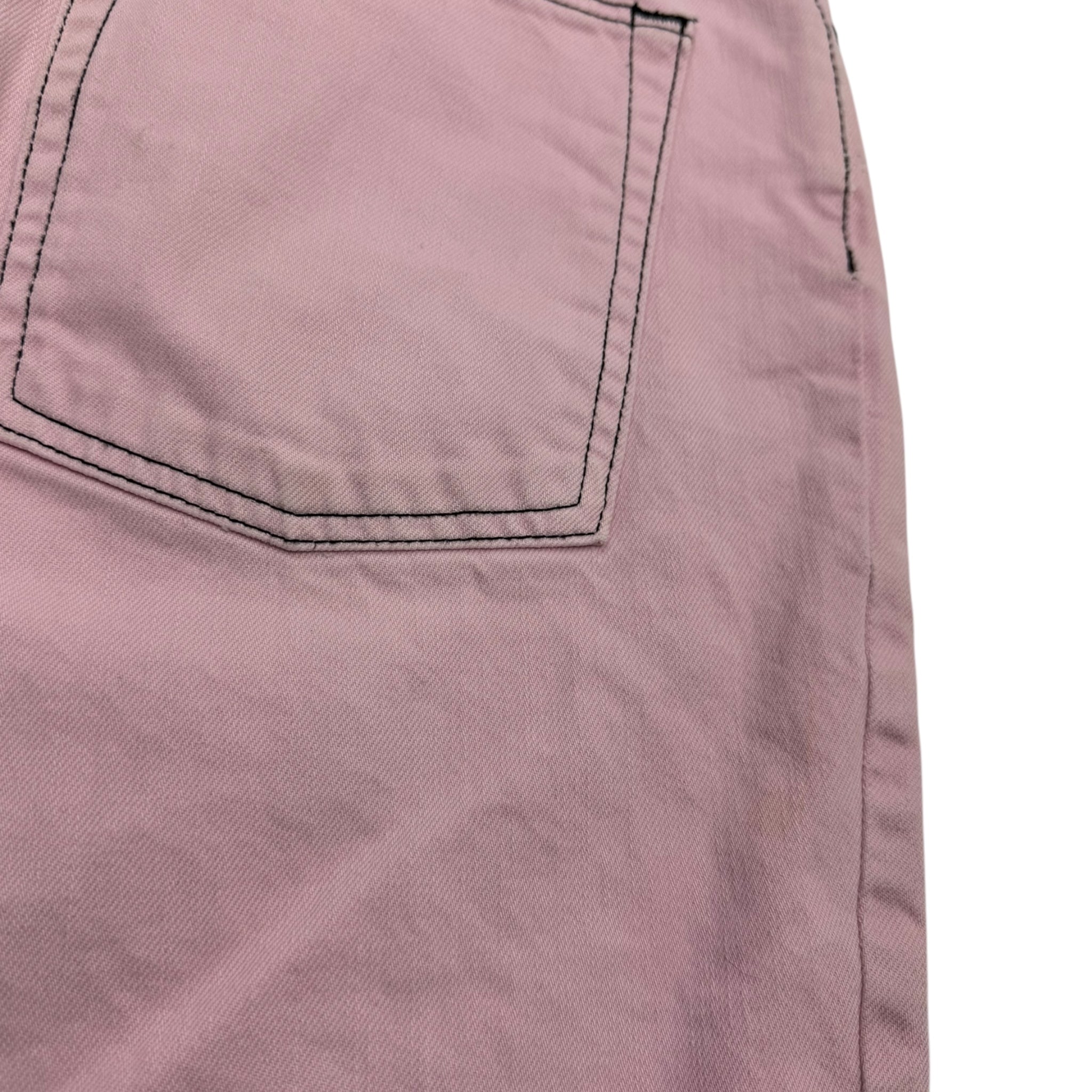 Big Boy Cut Off Pink Dyed Jorts