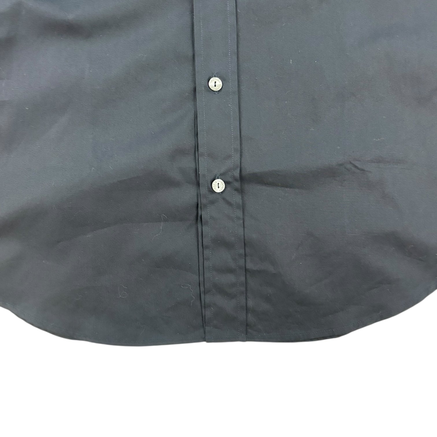 Dolce & Gabbana Button-Up Dress Shirt Black