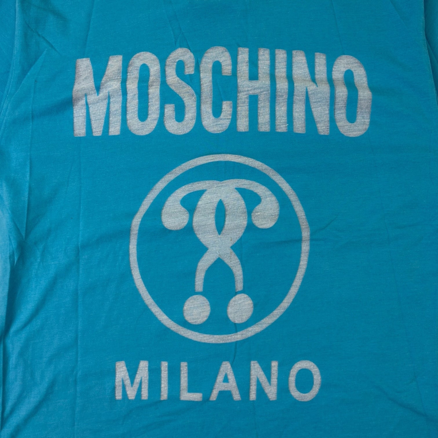 Moschino Double Question Mark T-Shirt Blue